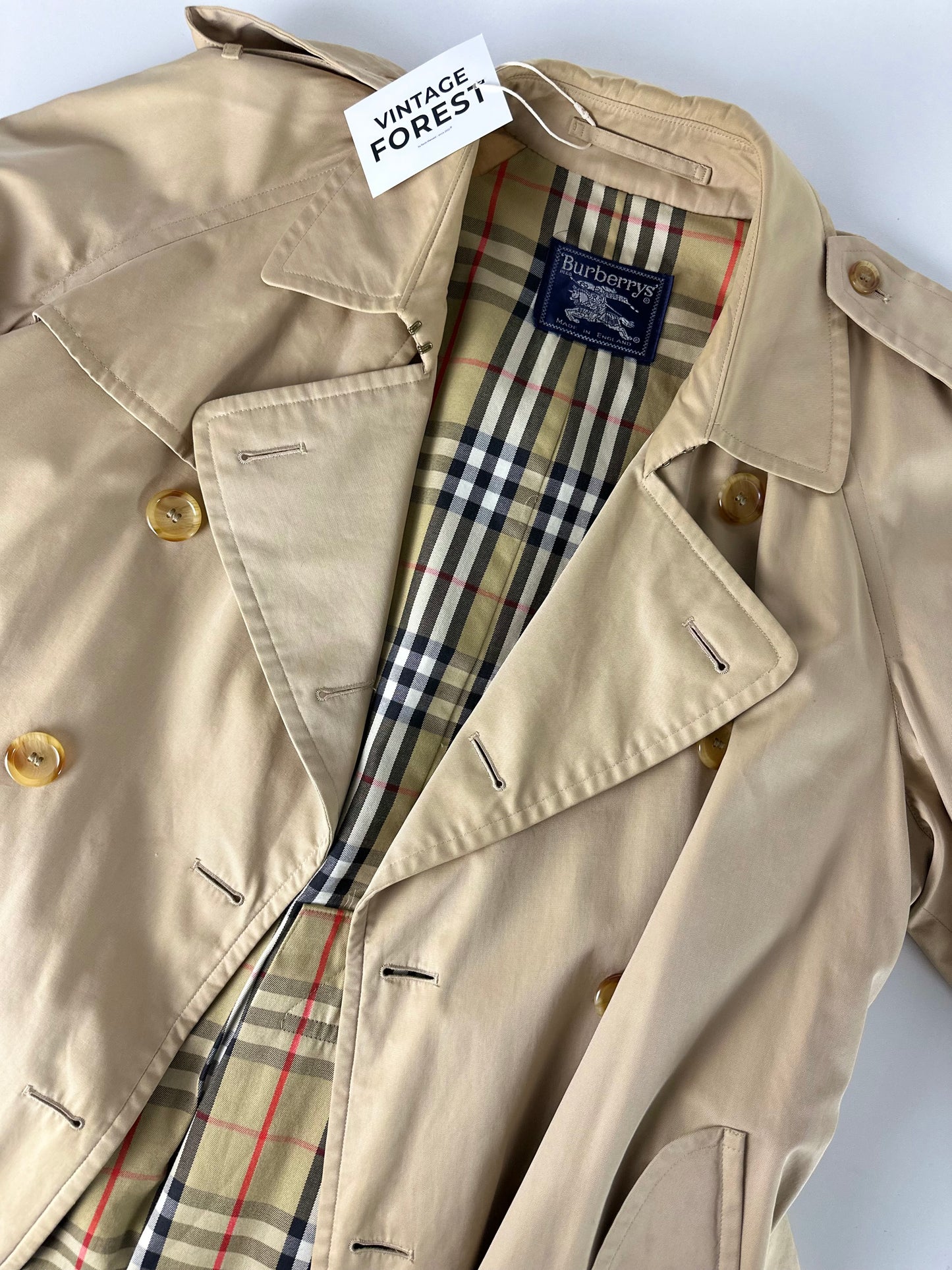 Vintage Burberry Trench Coat Size 50 L
