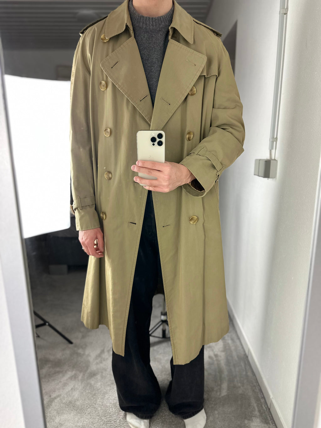 Burberrys Trenchcoat (54/XL) including Inlet