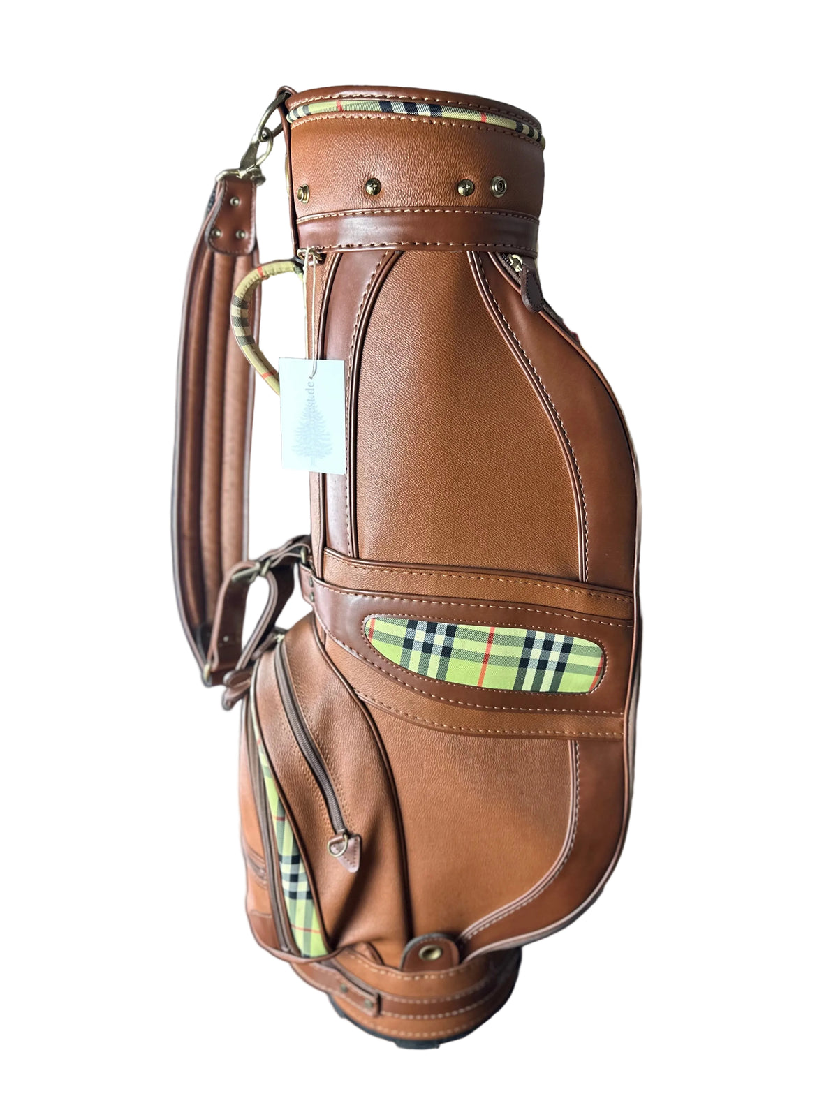 Vintage Burberry Nova Check Golf Caddy Bag