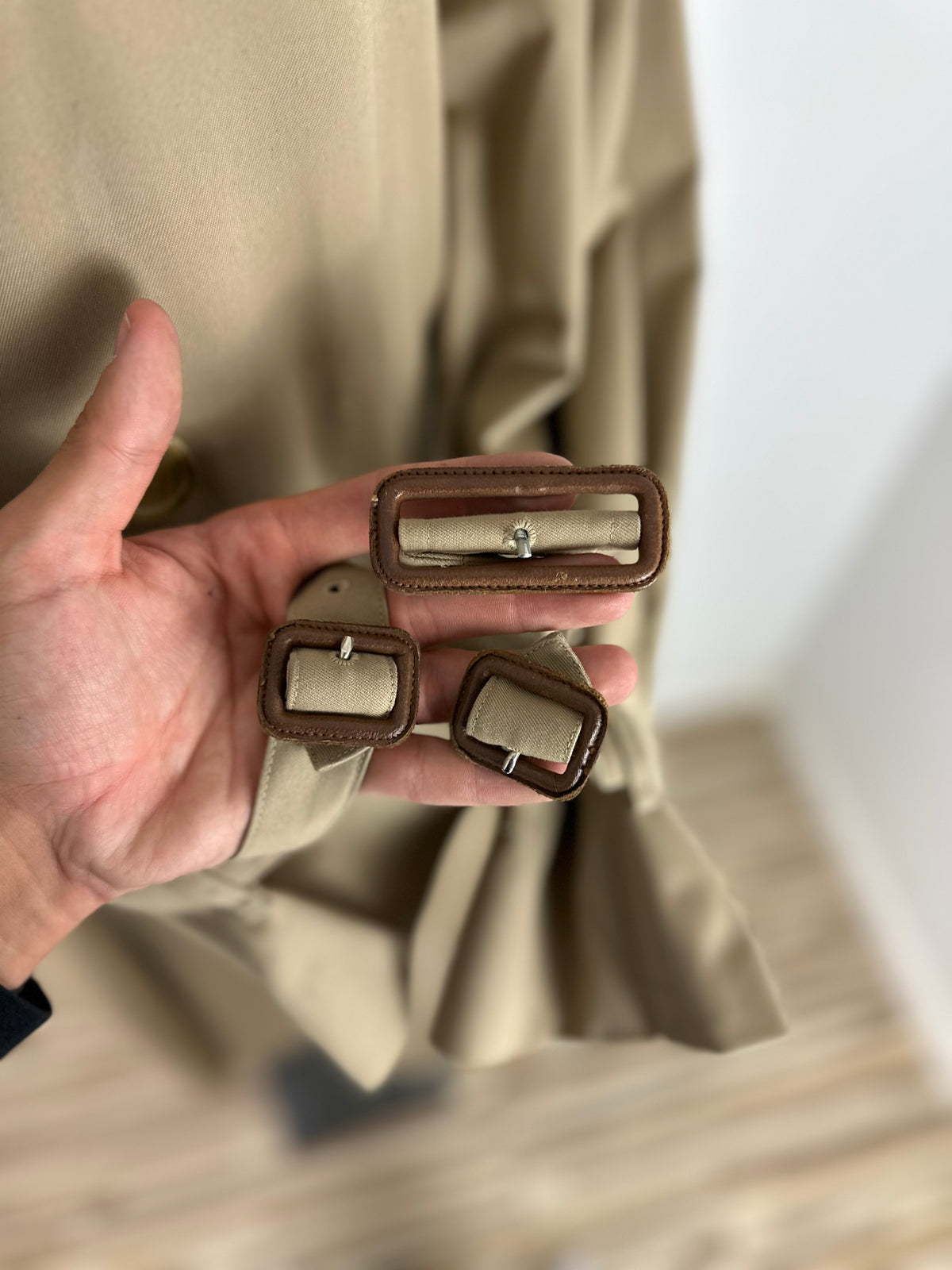 Vintage Burberry Trench Coat Beige Size 58 XXL