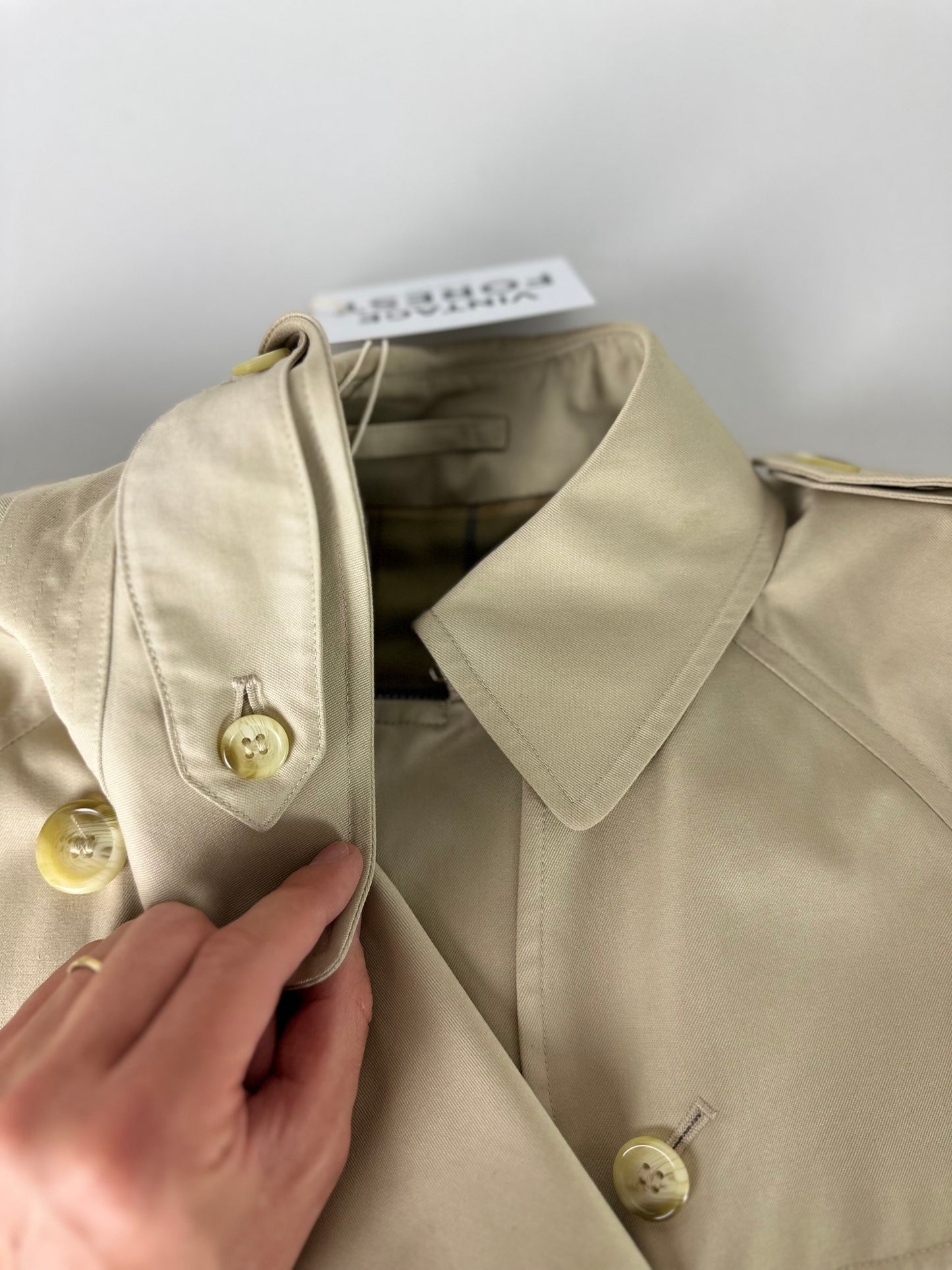 Vintage Burberry Trench Coat Size 16 XL