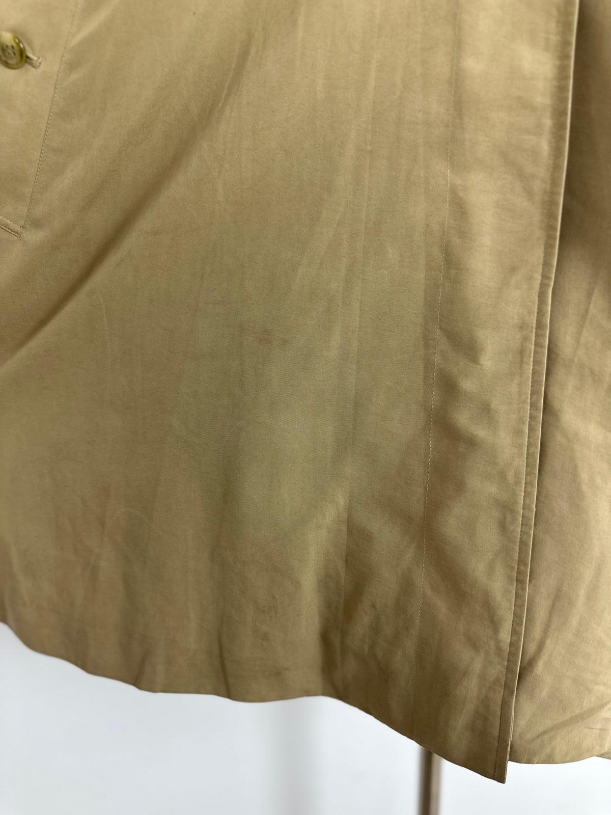Vintage Burberry Car Coat Beige Size 14 L