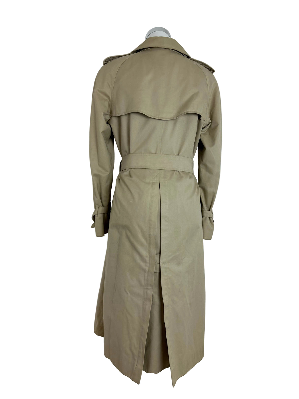 Vintage Burberry Trench Coat Creme Size 10 S