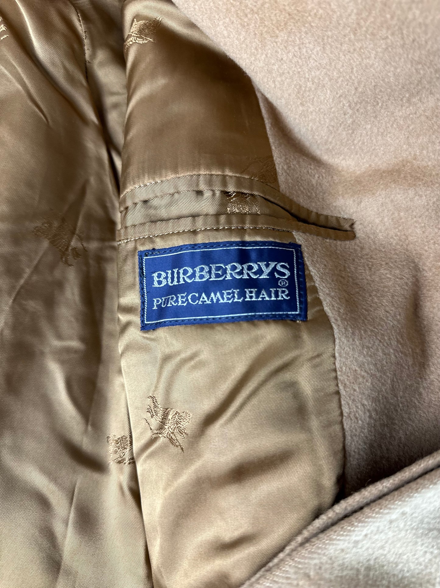 Vintage Burberry Camel Coat Size 48 M