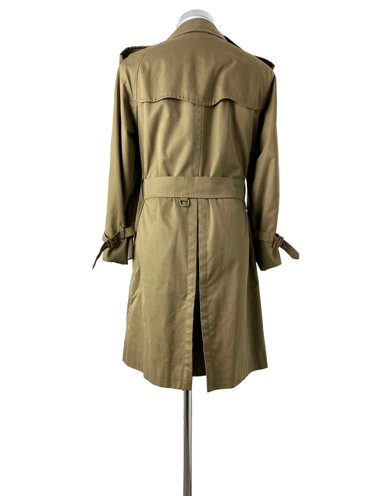 Vintage Burberry Trench Coat Mustard Size 44 XS