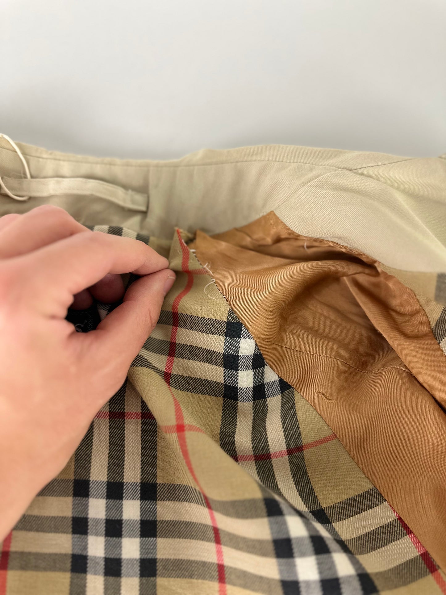 Vintage Burberry Car Coat Size 6 XXS