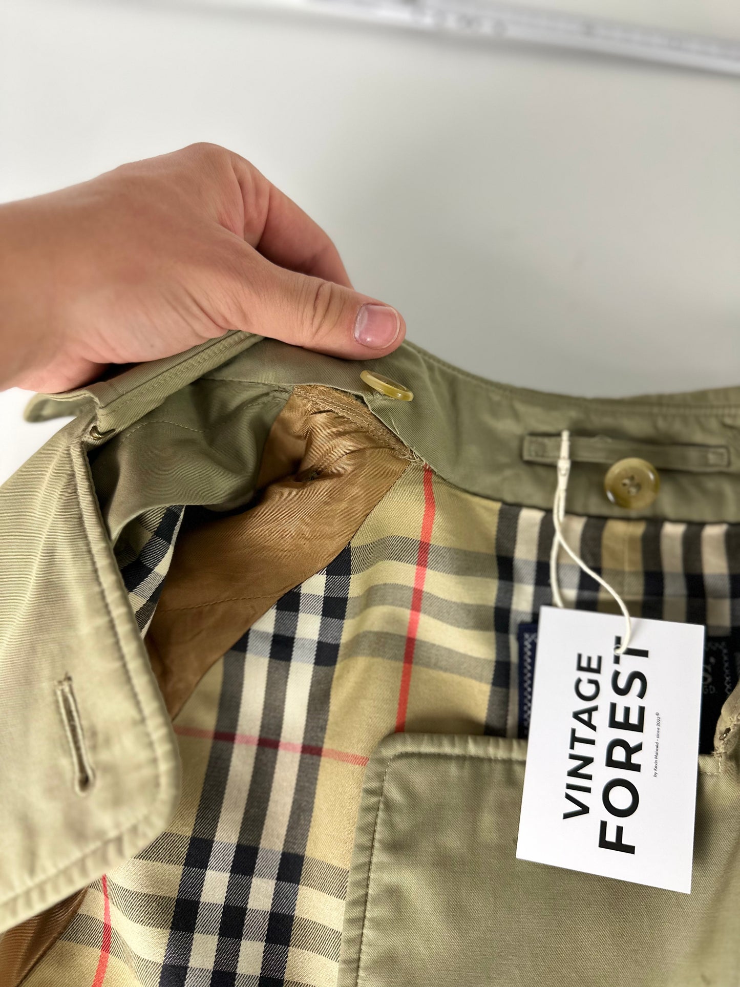 Vintage Burberry Trench Coat Size 14 L