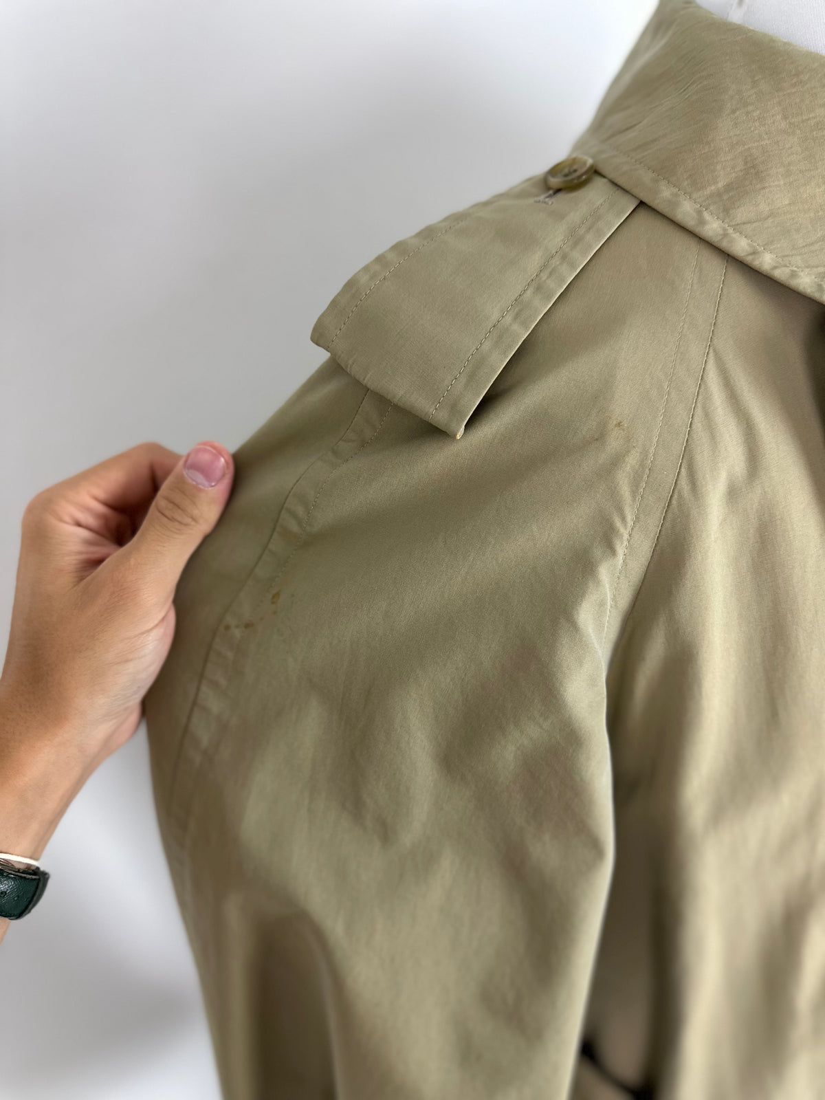 Vintage Burberry Trench Coat Beige Size 60 XXXL