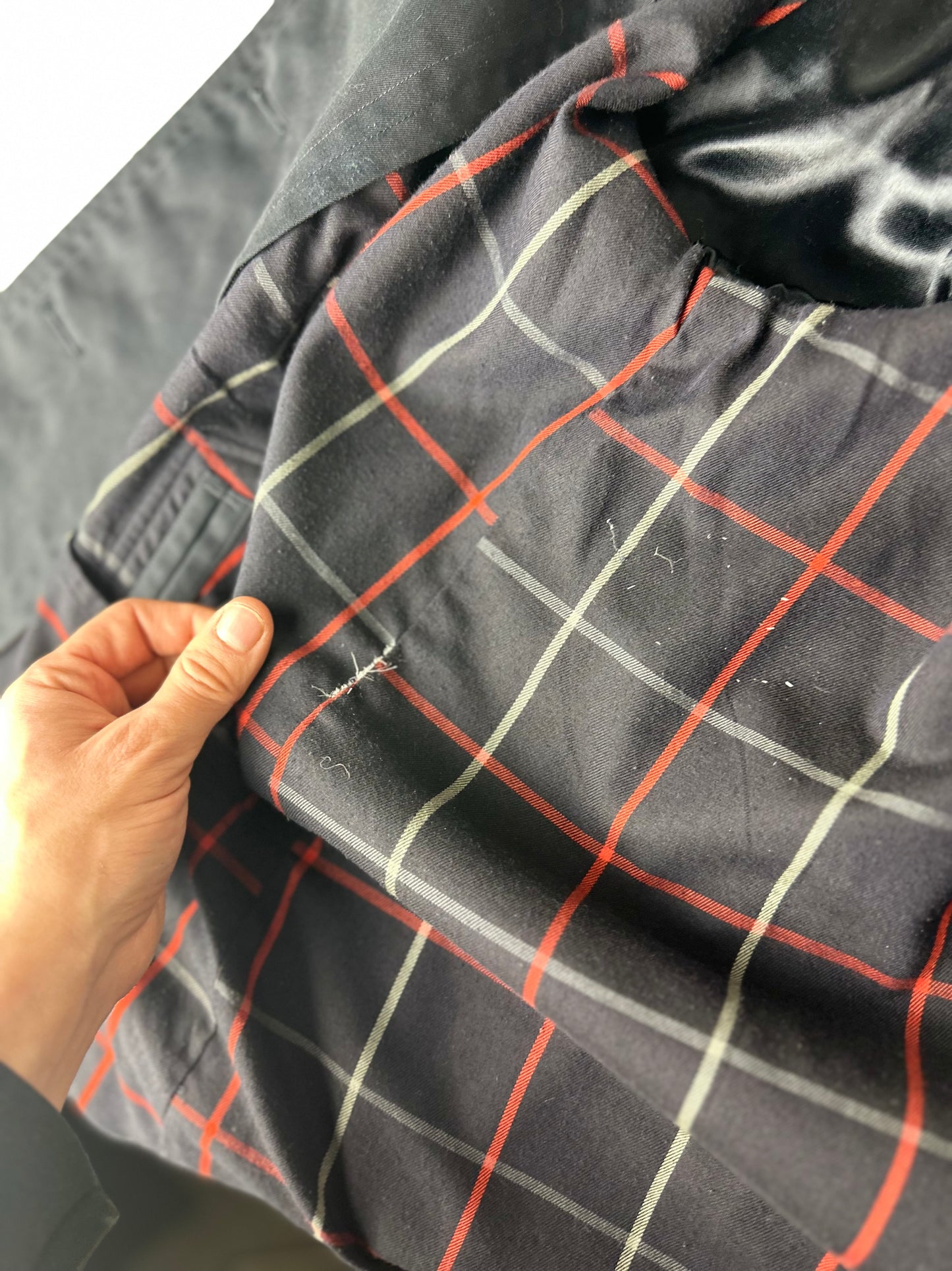 Vintage Burberry Car Coat Navy Size 10 S