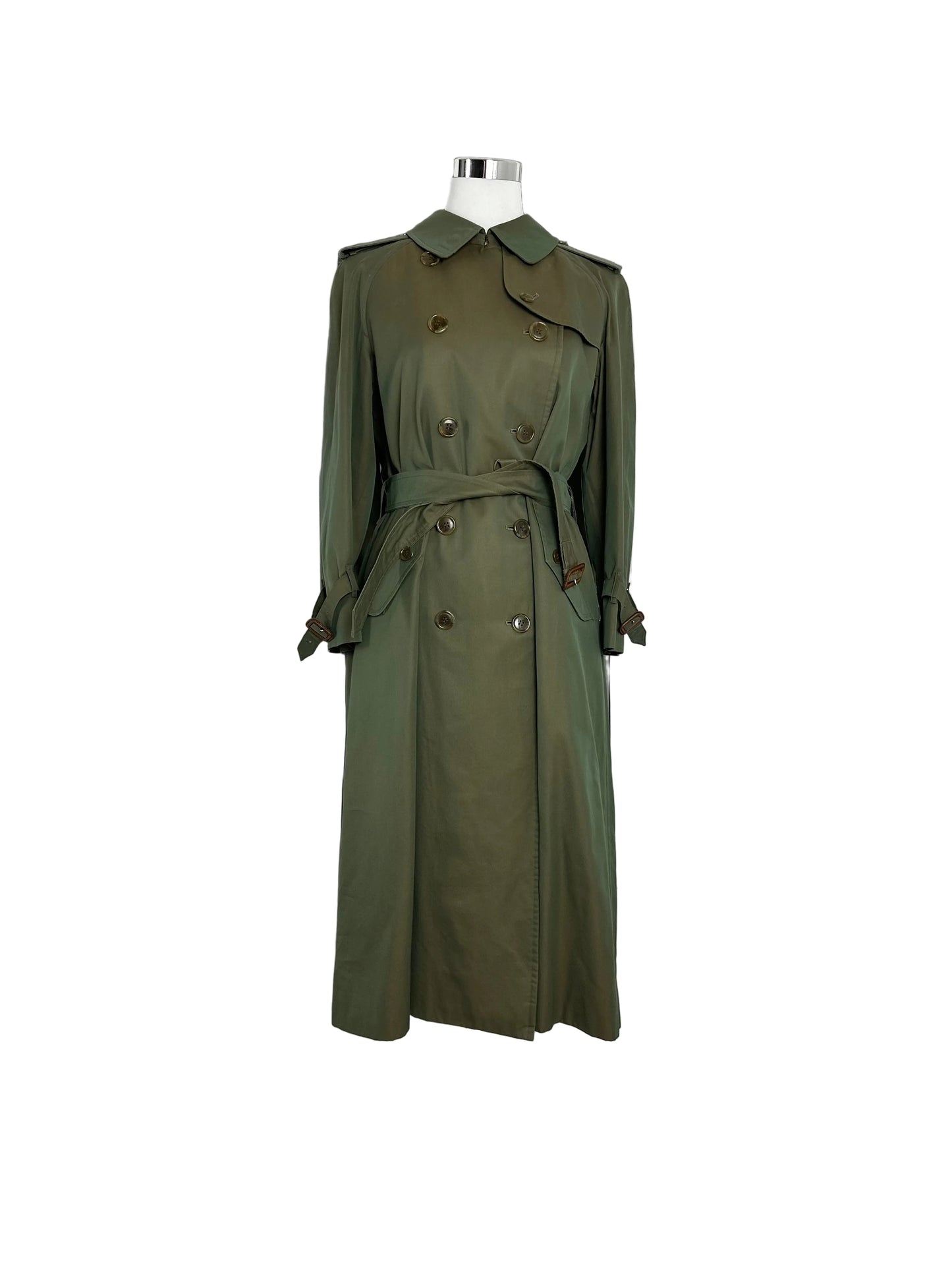 Vintage Burberry Trench Coat Size 12 M