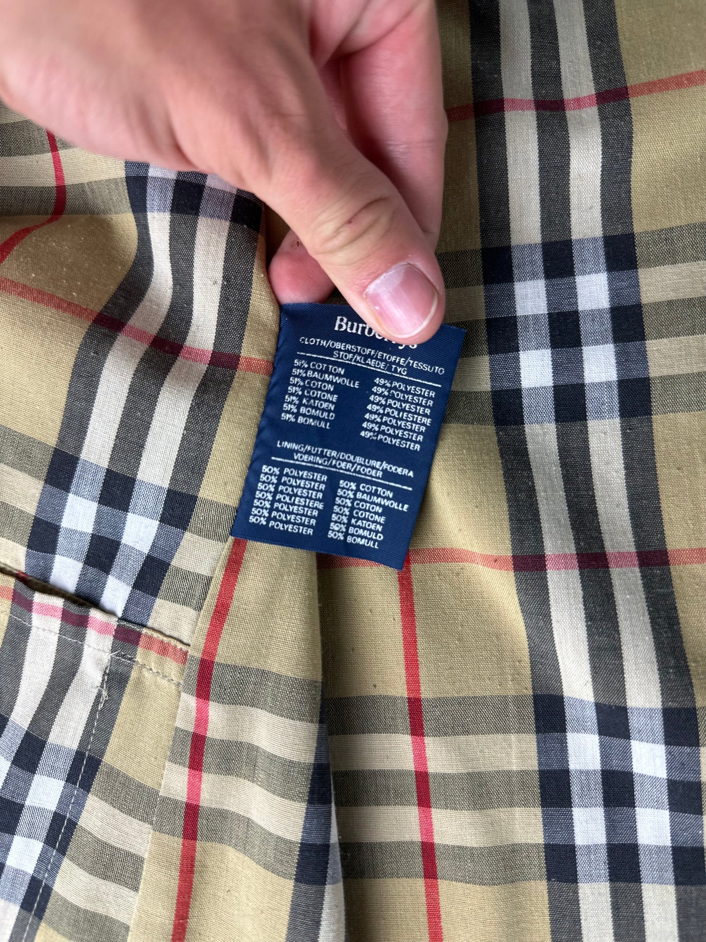Vintage Burberry Car Coat Size 10 S
