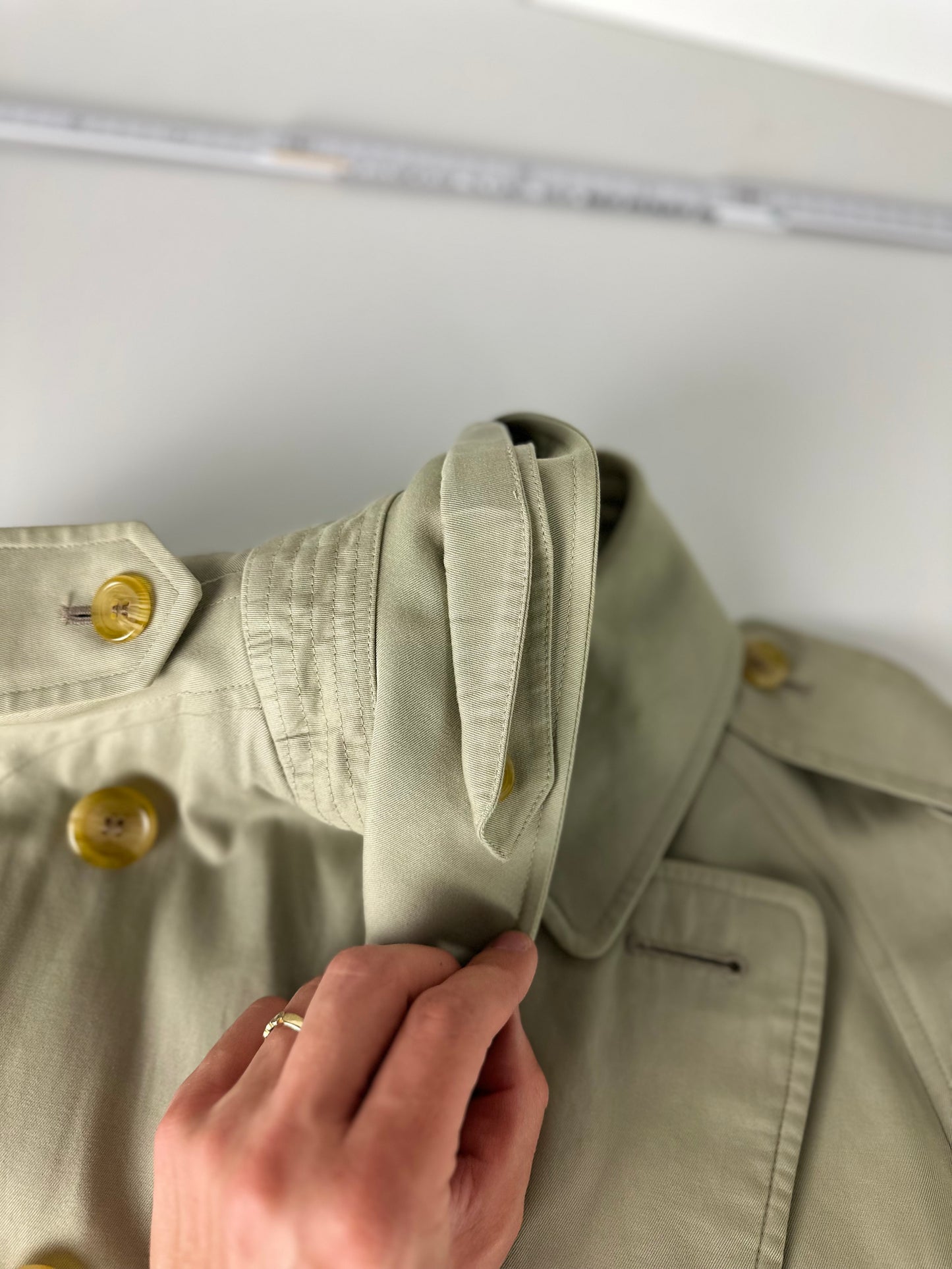 Vintage Burberry Trench Coat Size 6 XXS