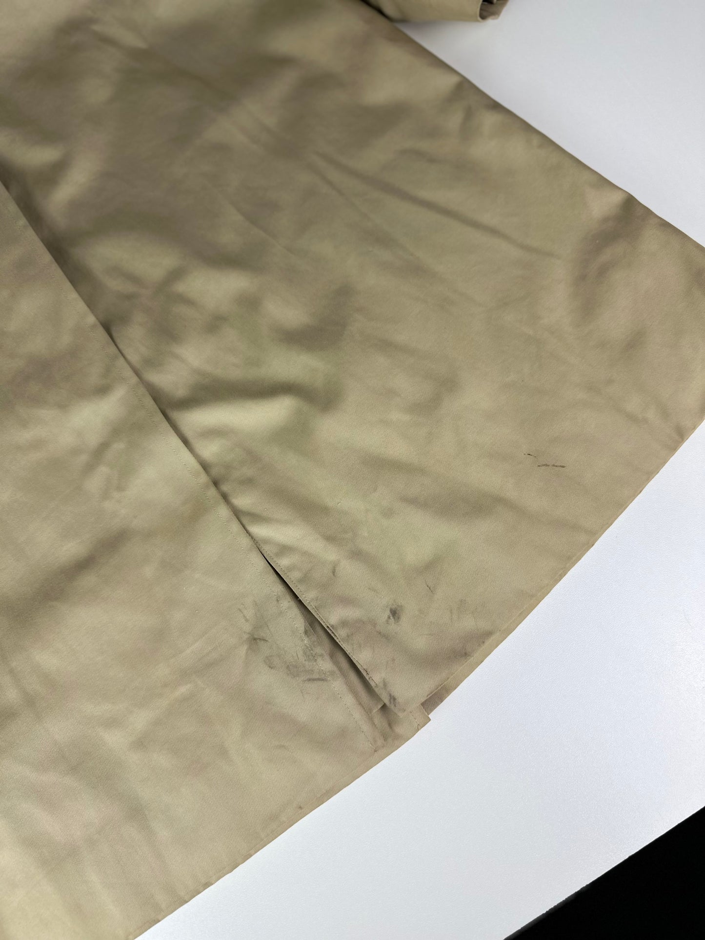 Vintage Burberry Car Coat Beige Size 6 XXS