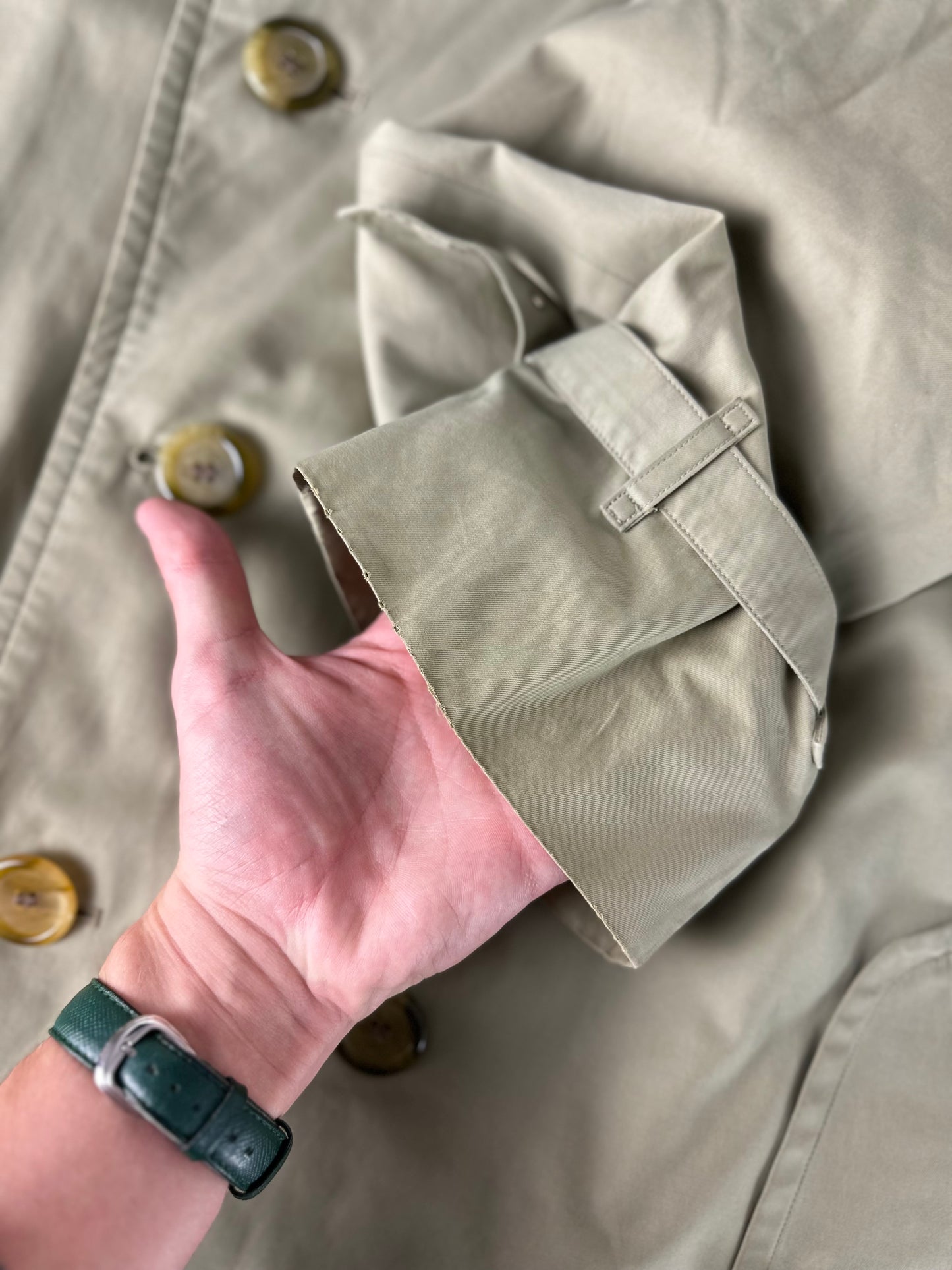 Vintage Burberry Trench Coat Size 48 M