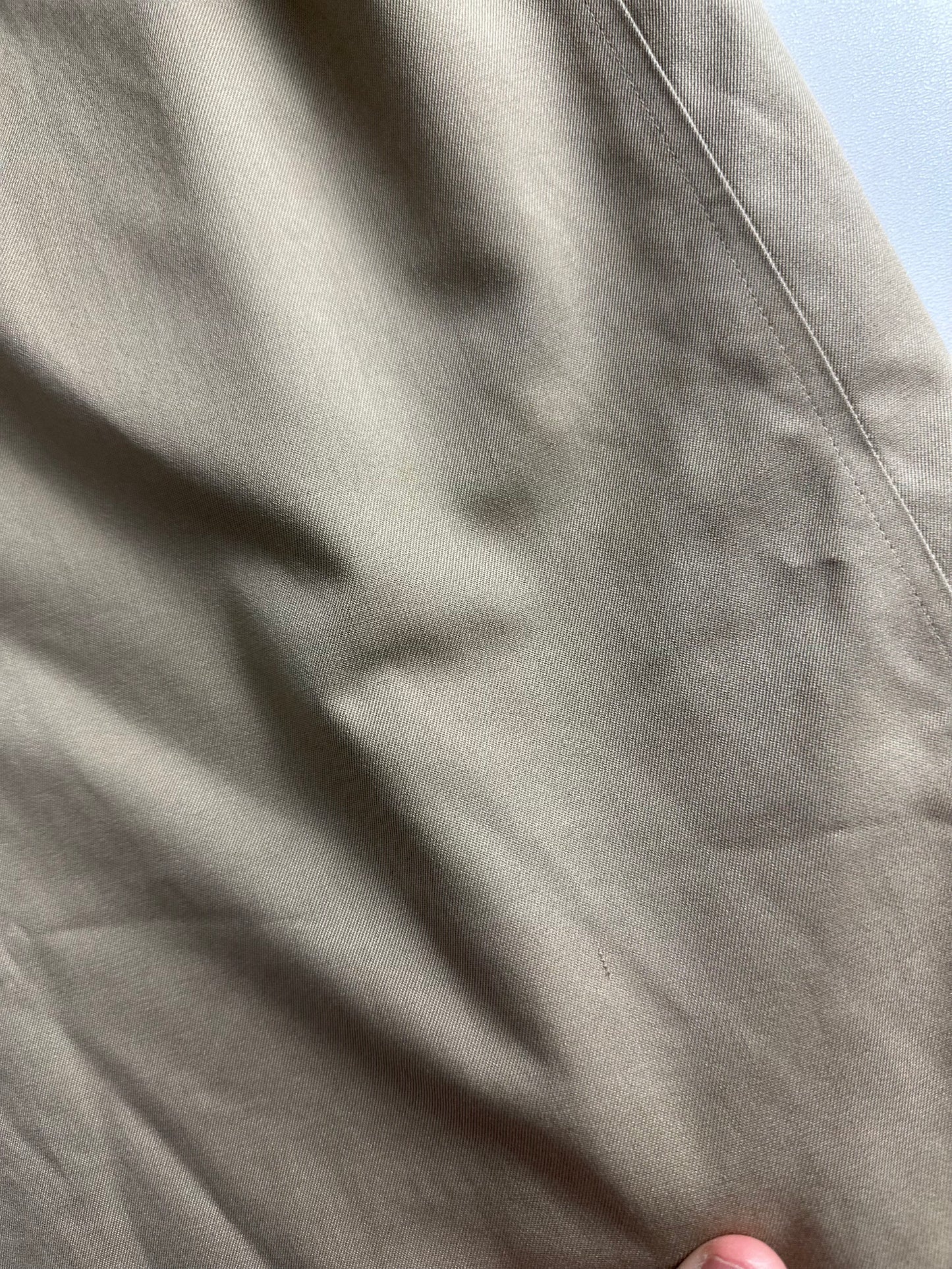 Vintage Burberry Car Coat Beige Size 50 L With Lining
