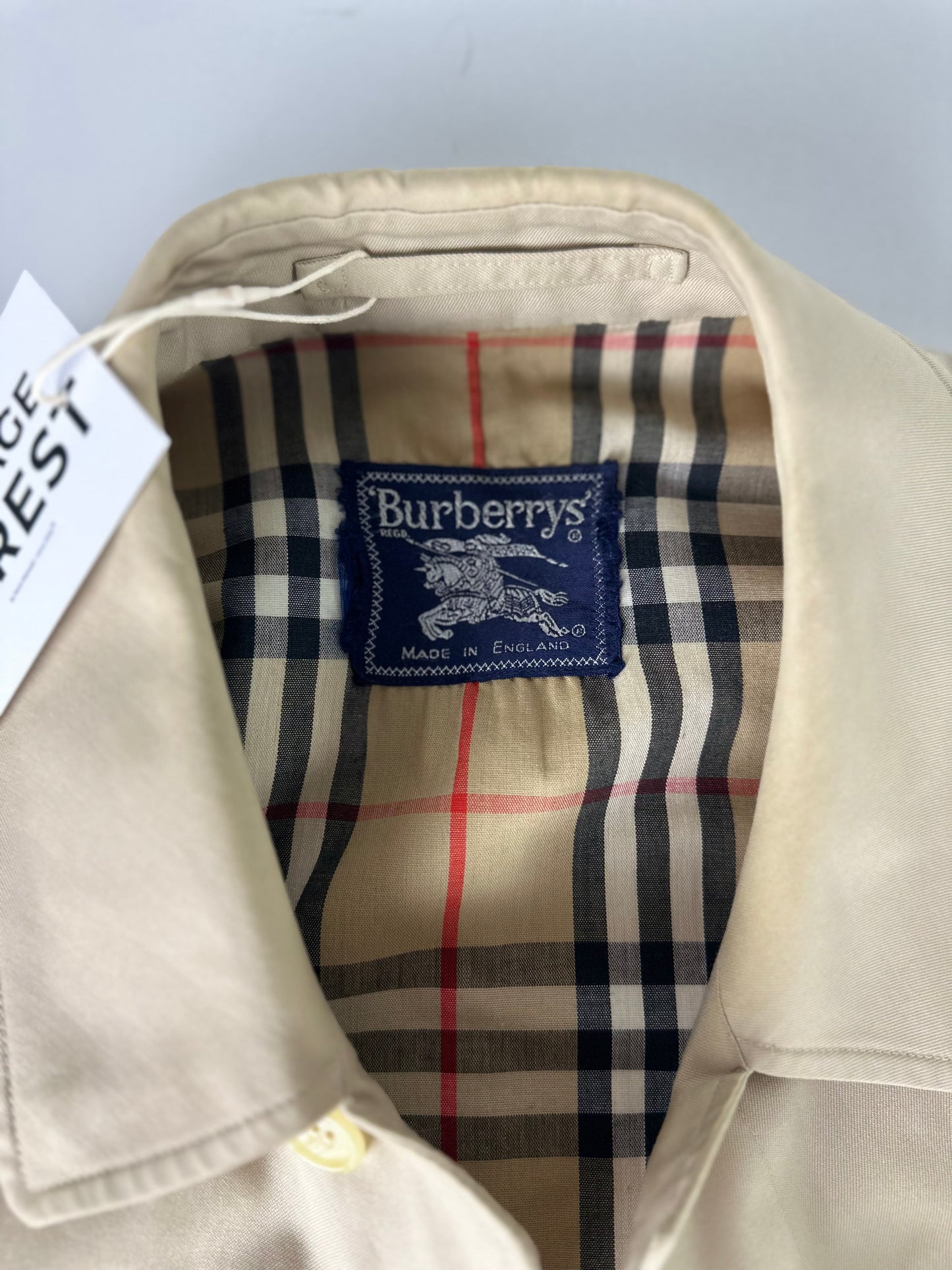 Vintage Burberry Car Coat Size 50 L