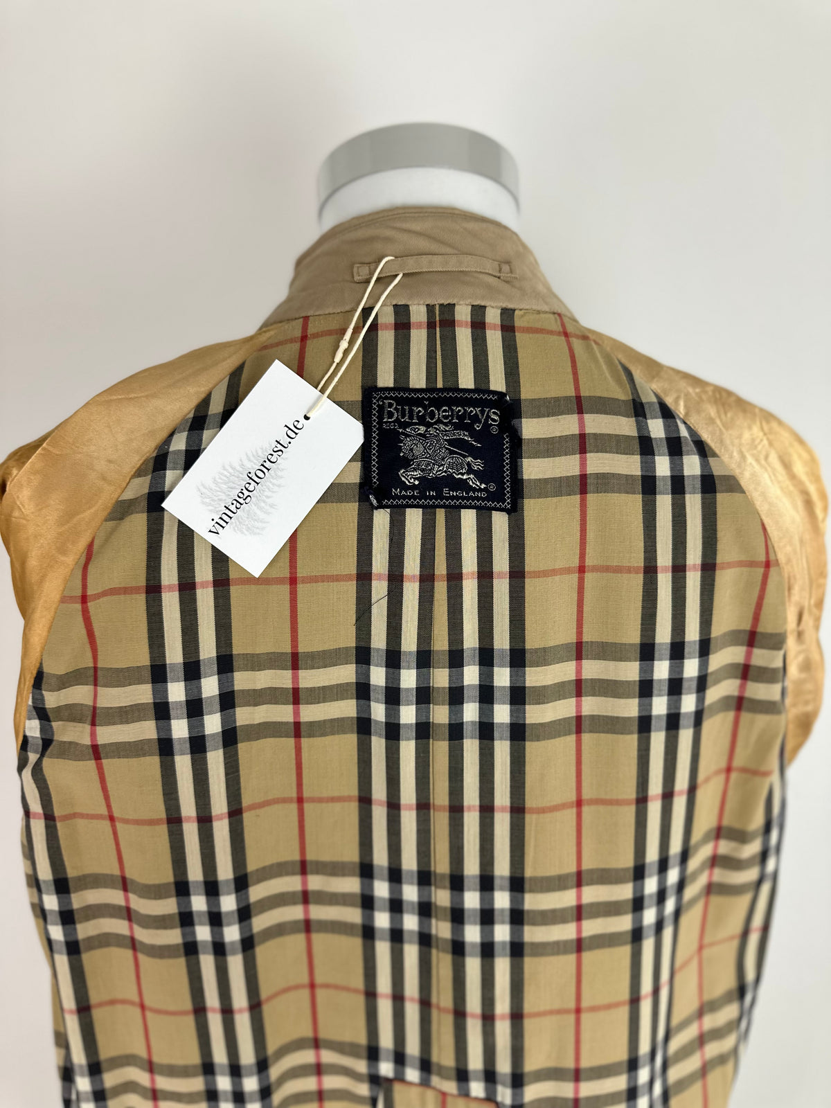 Vintage Burberry Trench Coat Beige Size 48 M