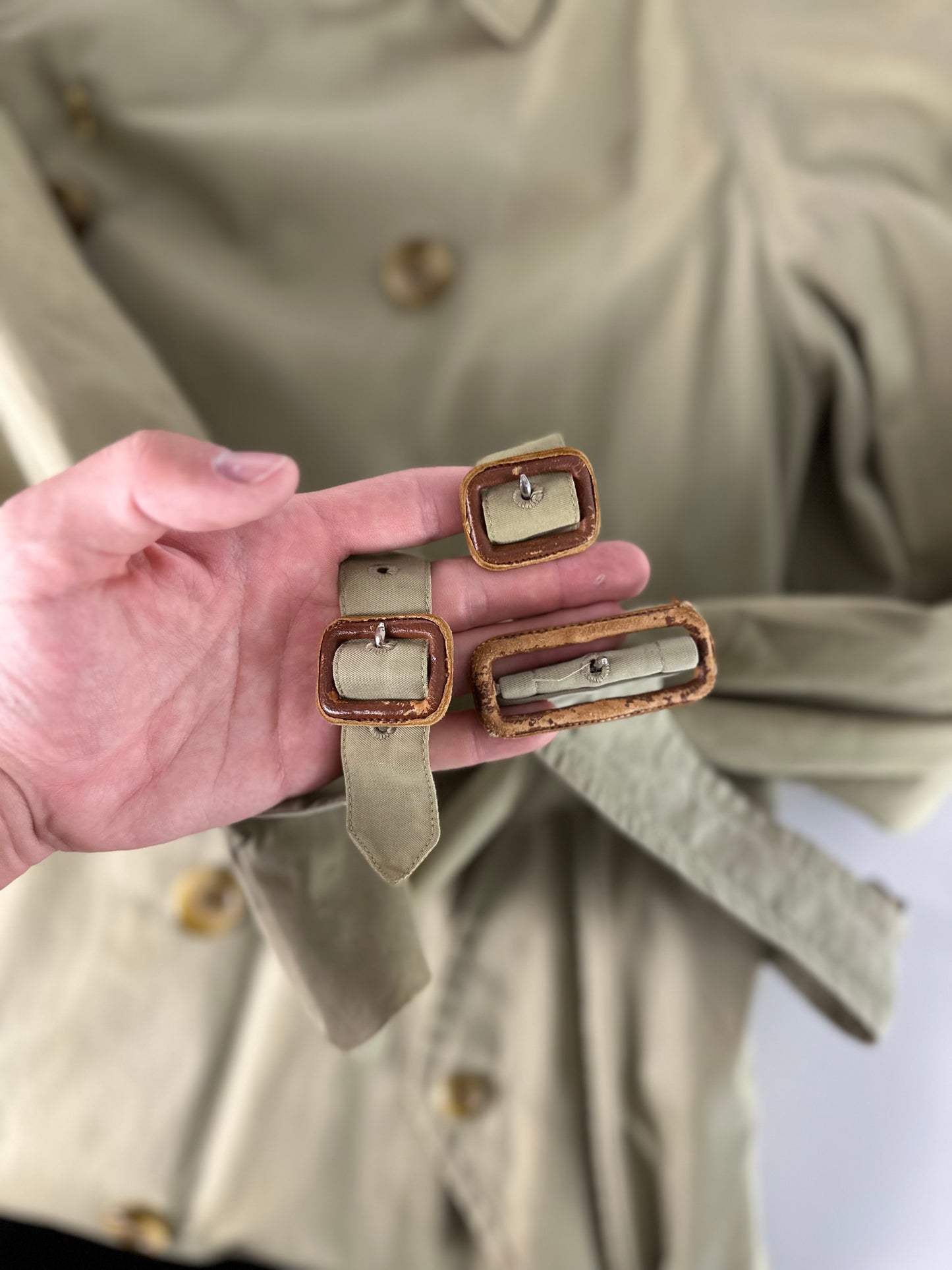 Vintage Burberry Trench Coat Size 54 XL
