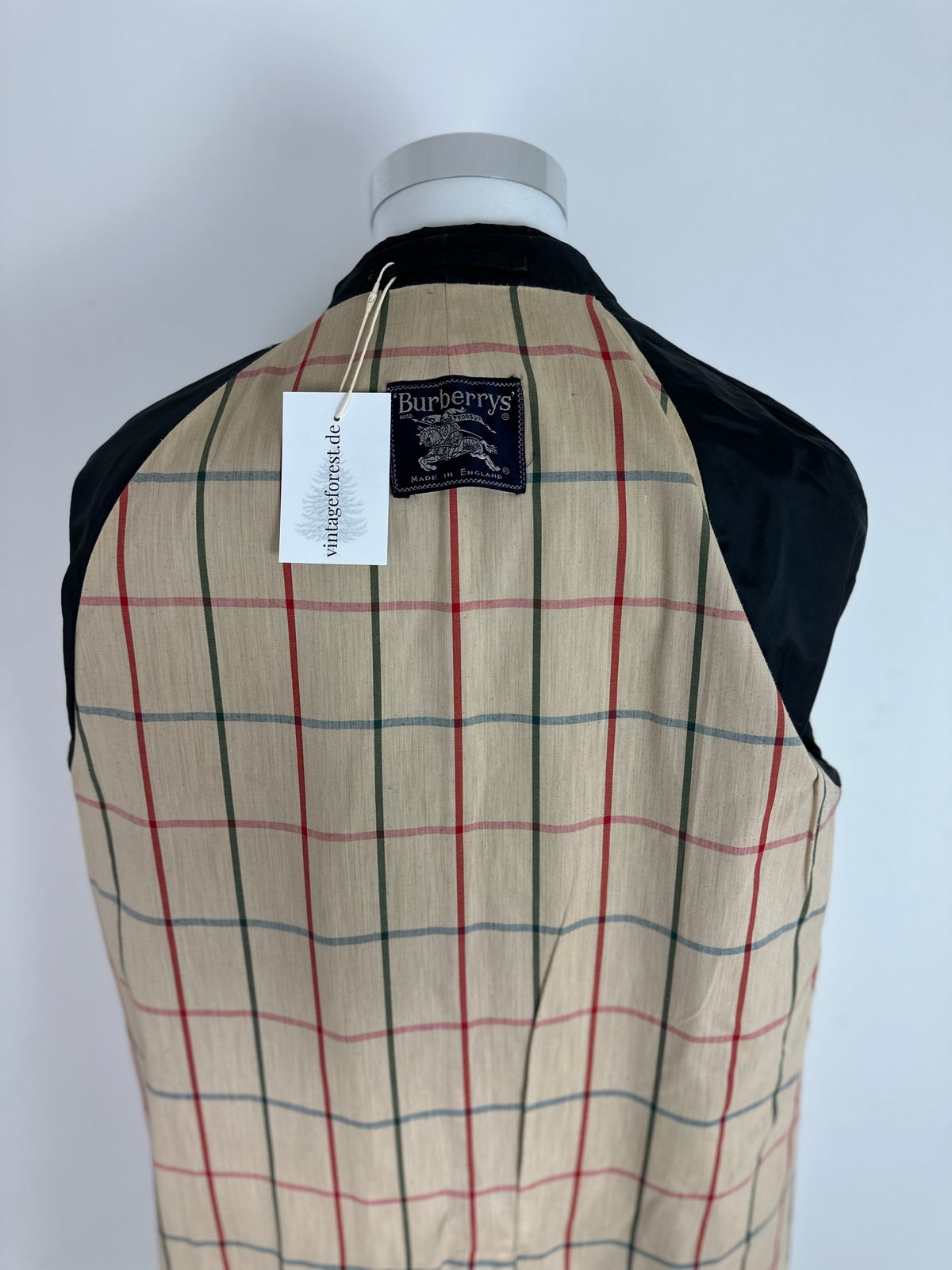 Vintage Burberry Car Coat Black Size 50 L