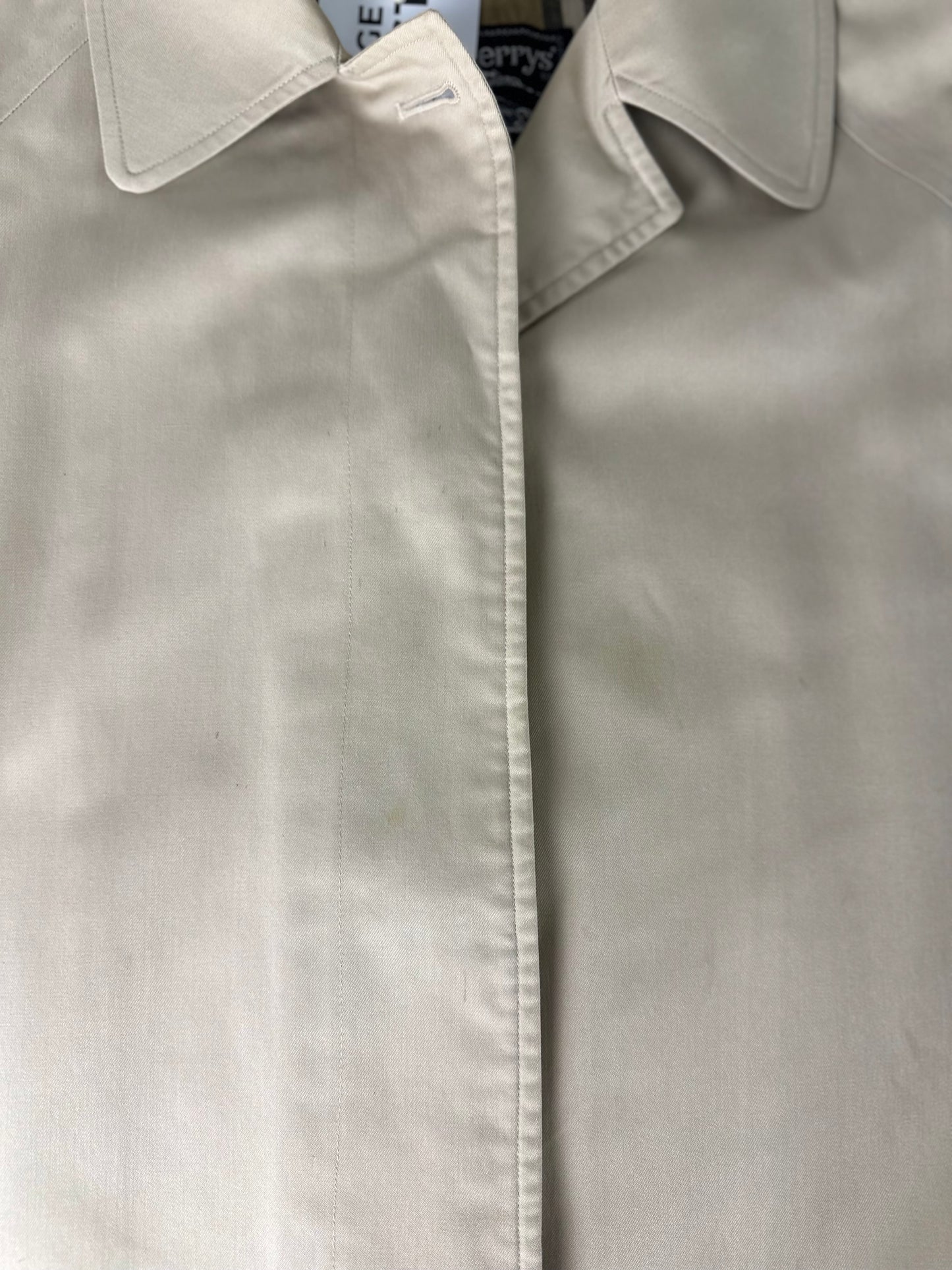Vintage Burberry Car Coat Size 16 XL