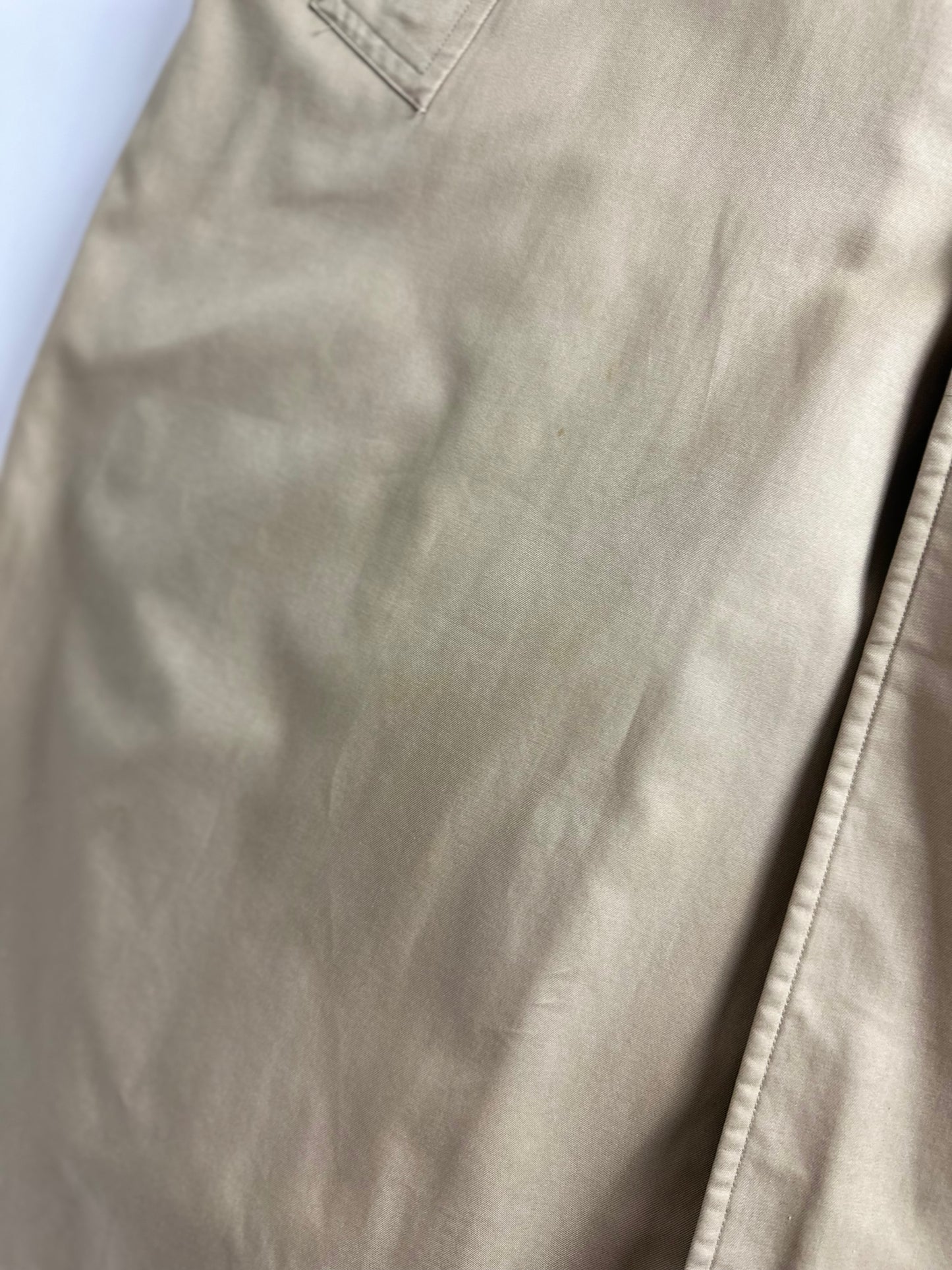 Vintage Burberry Car Coat Beige Size 52 L With Lining
