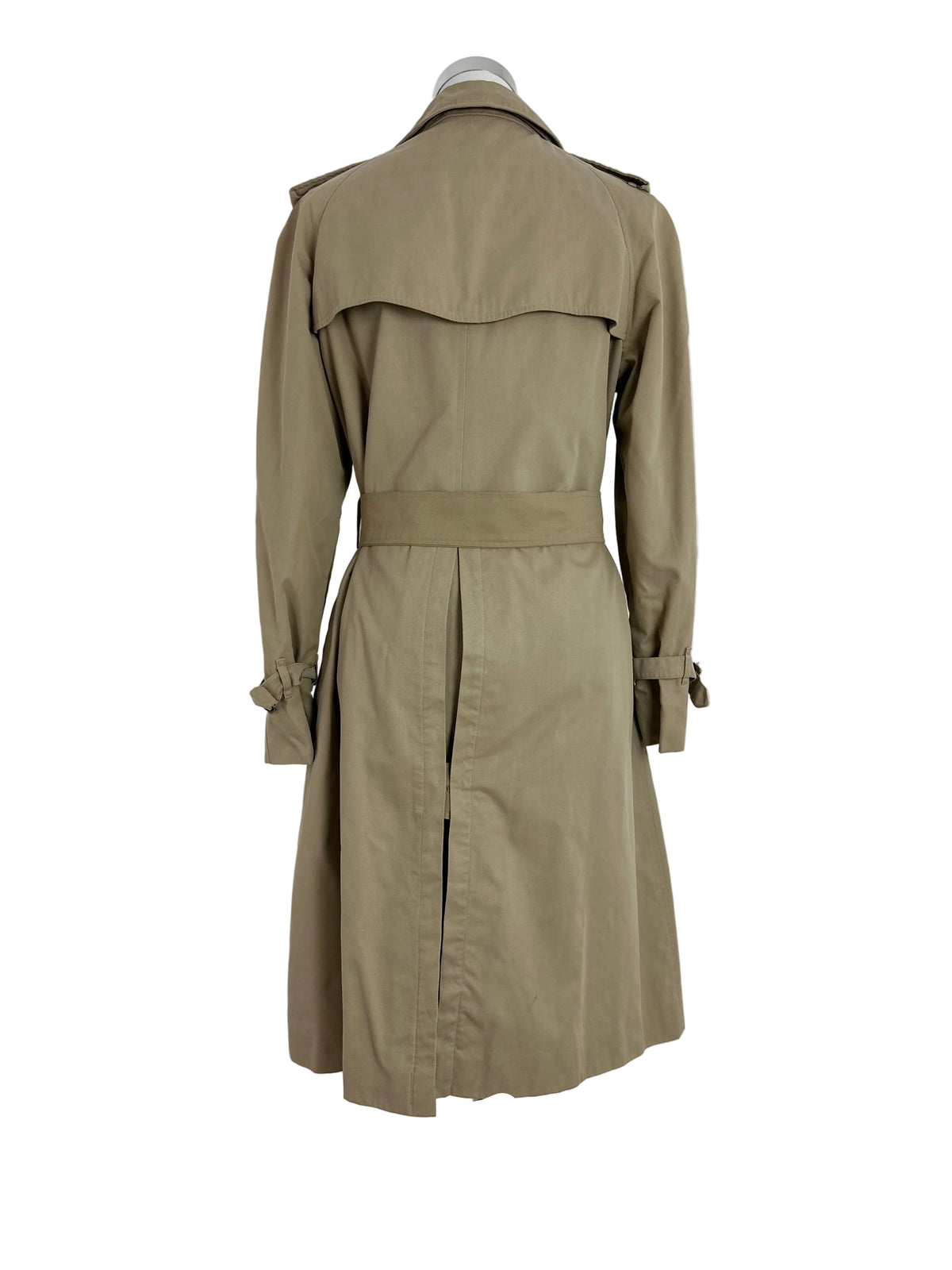 Vintage Burberry Trench Coat Beige Size 12 M