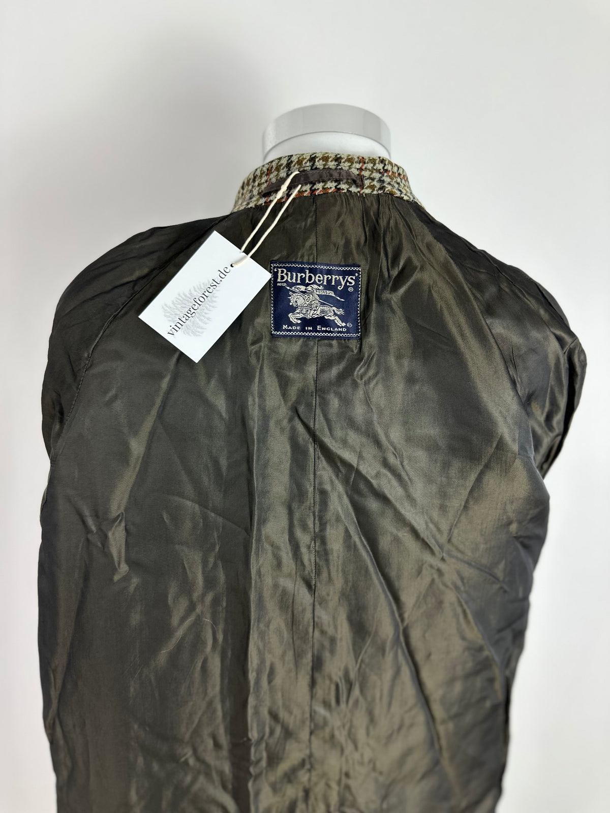 Vintage Burberry Wool Coat Brown Size 48 M