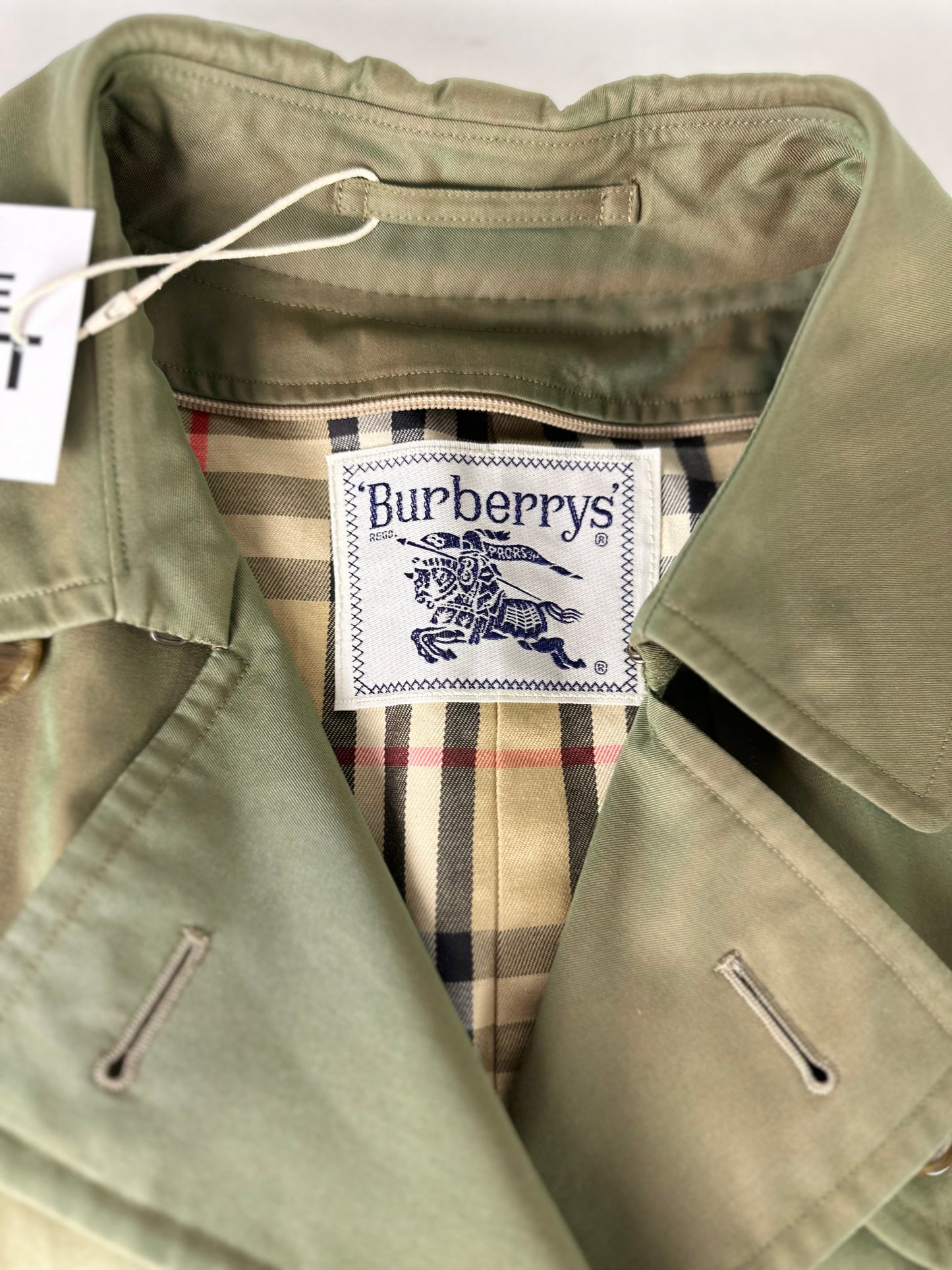 Vintage Burberry Trench Coat Size 12 M