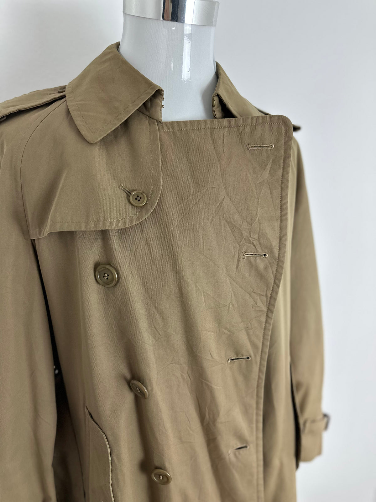 Vintage Burberry Trench Coat Beige Size 50 L