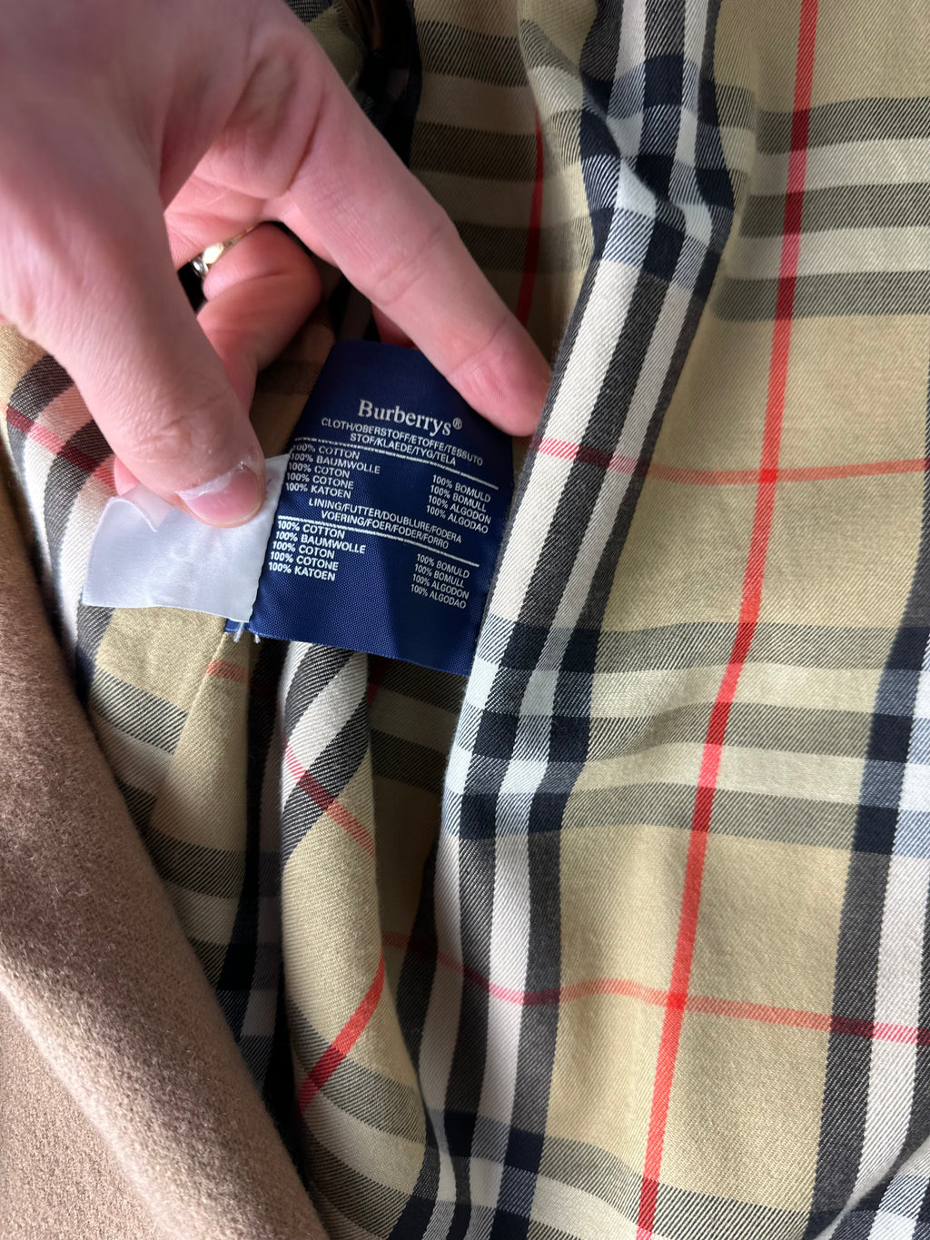 Burberrys Carcoat (48/M) including Inlet