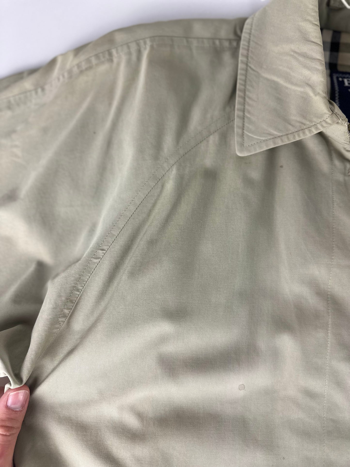 Vintage Burberry Car Coat Size 14 L