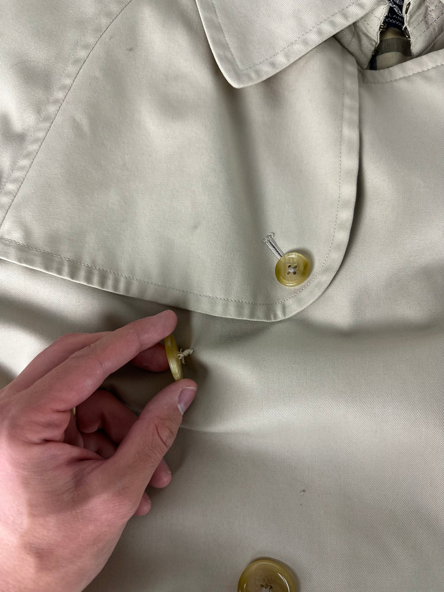 Vintage Burberry Trench Coat Size 56 XL
