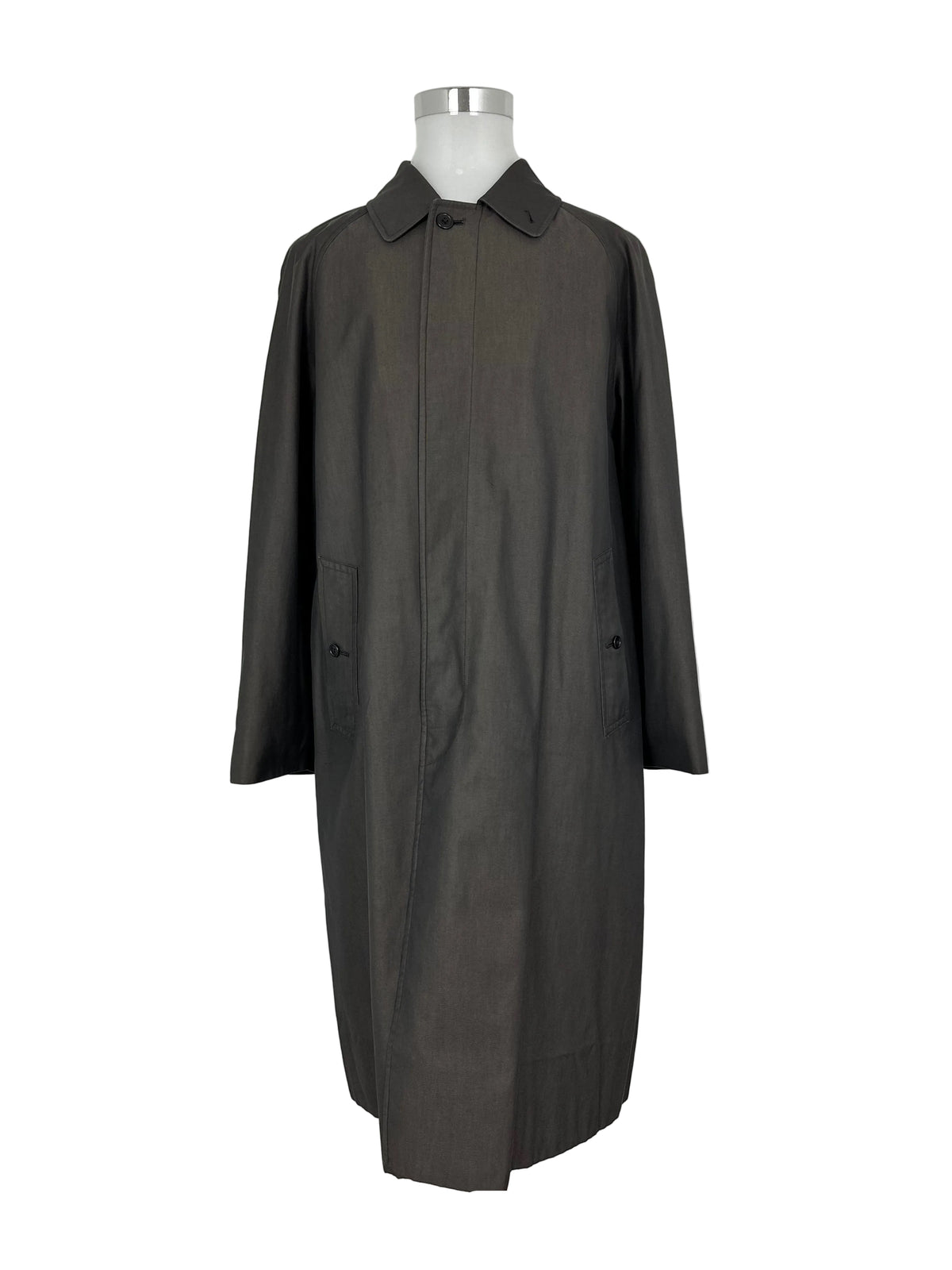 Vintage Burberry Car Coat Anthrazit Size 56 XL