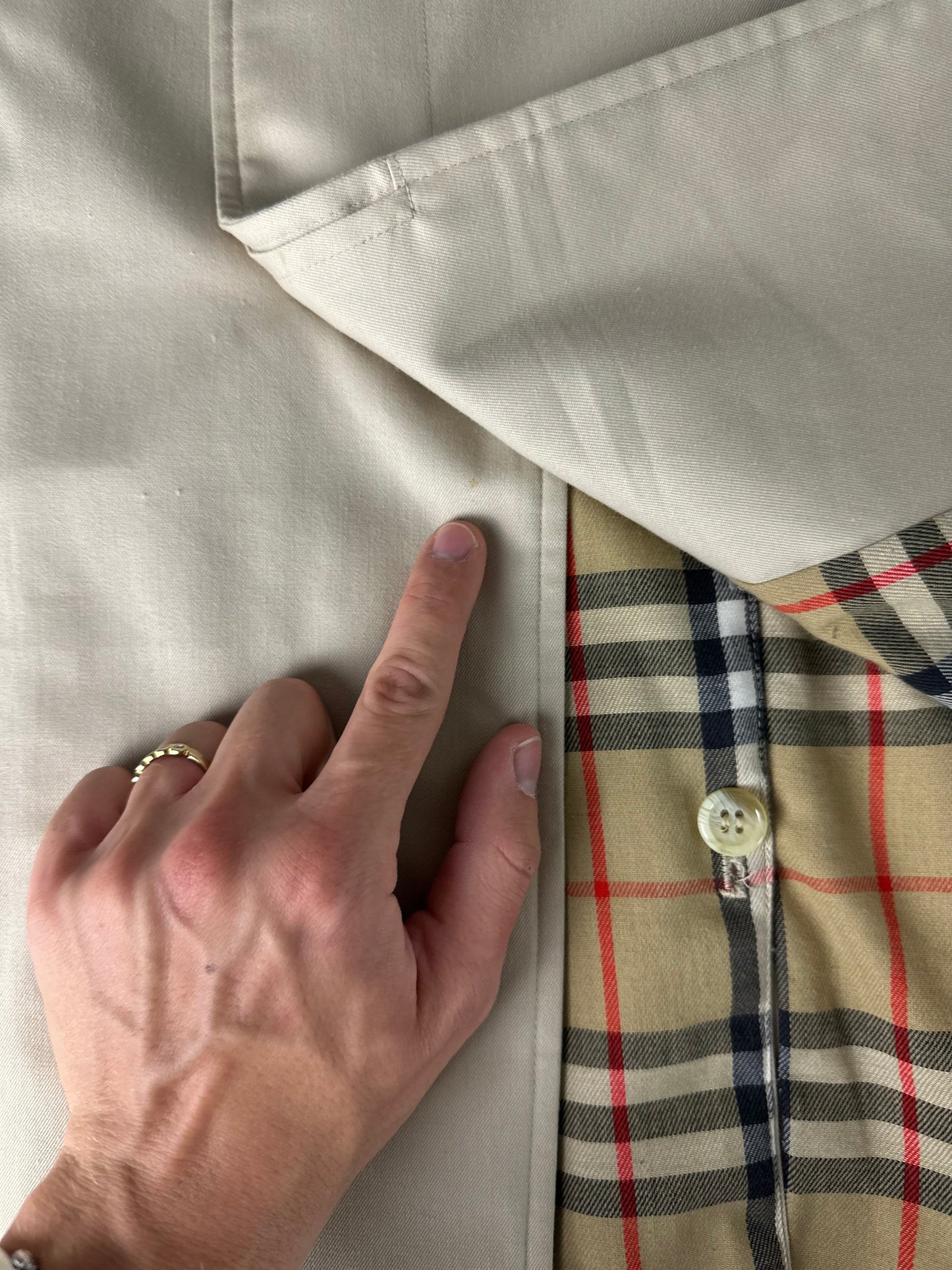 Vintage Burberry Car Coat Size 58 XXL