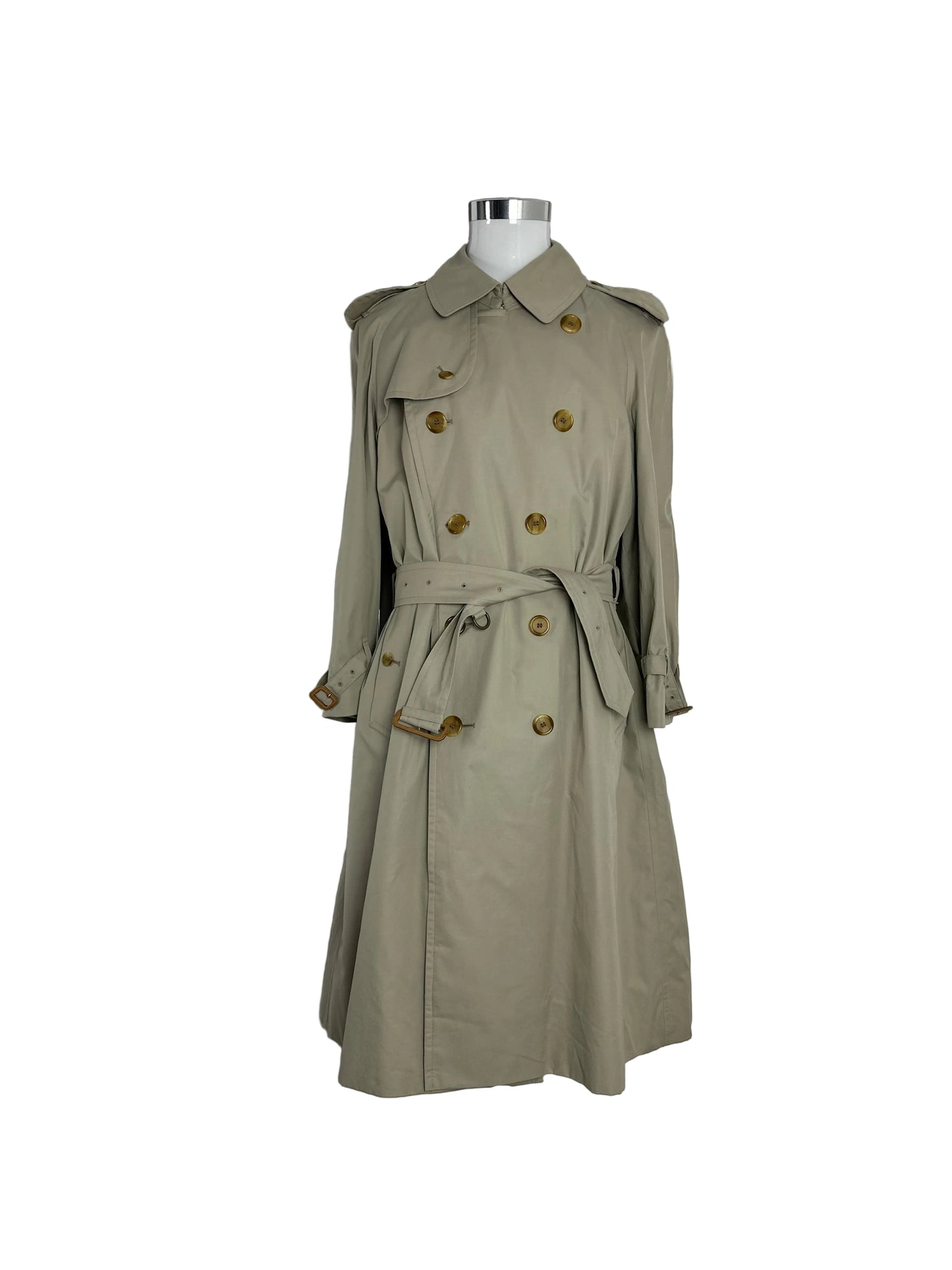 Vintage Burberry Trench Coat Size 48 M With Lining