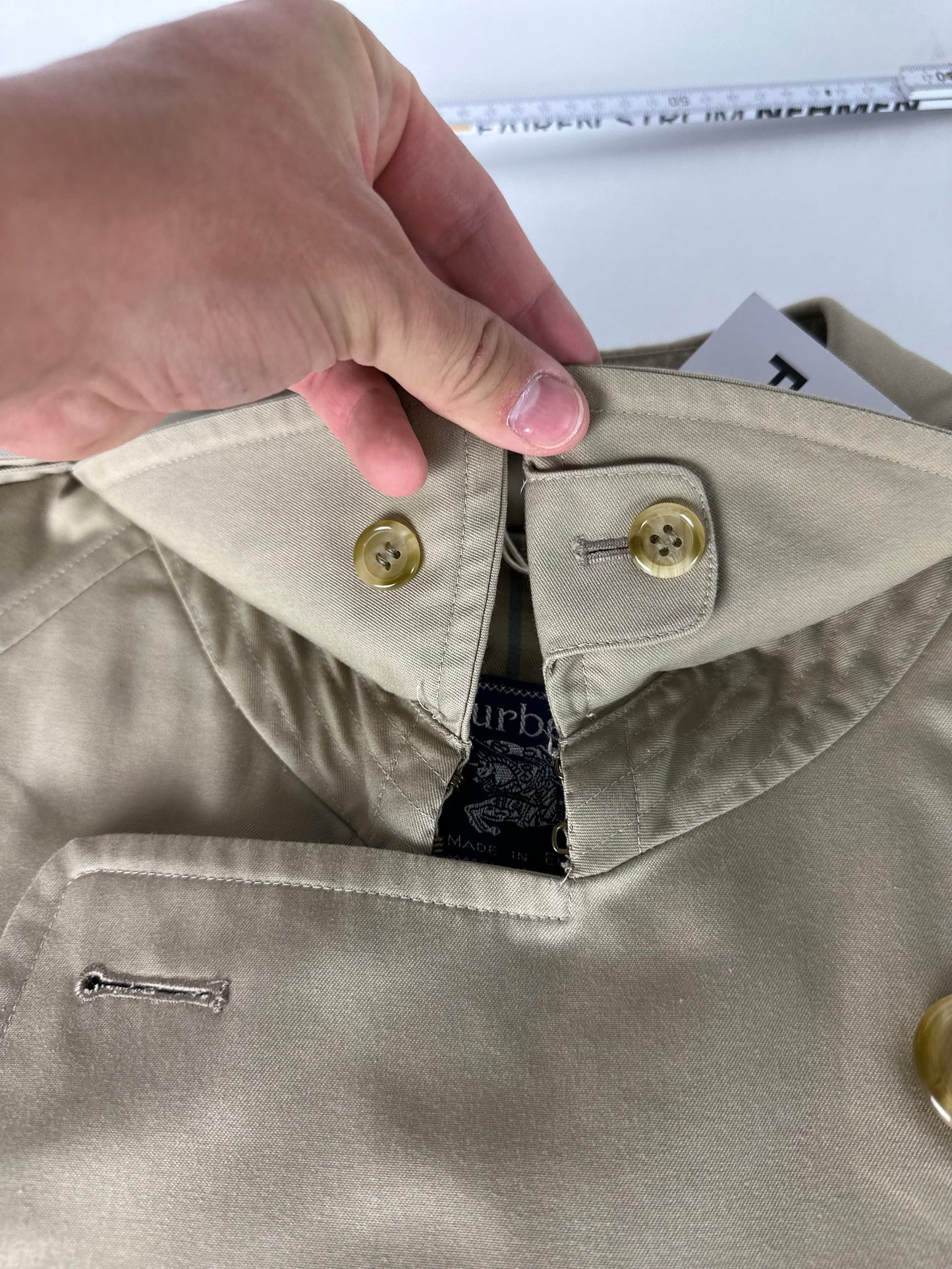 Vintage Burberry Trench Coat Size 54 XL