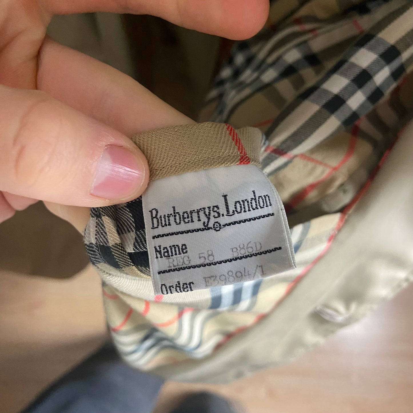 Burberry Trenchcoat Size 58/XXL