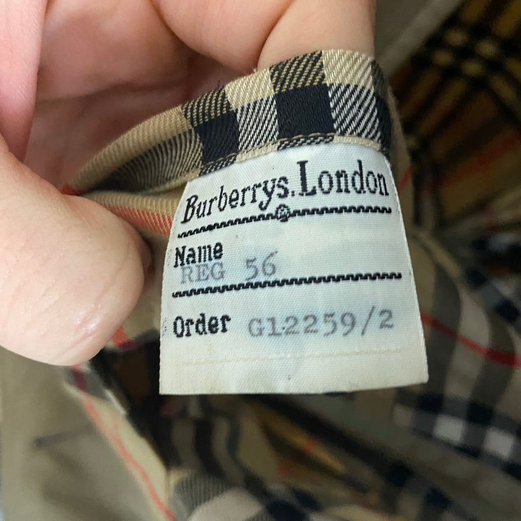 Burberry Trenchcoat Size 56/XL