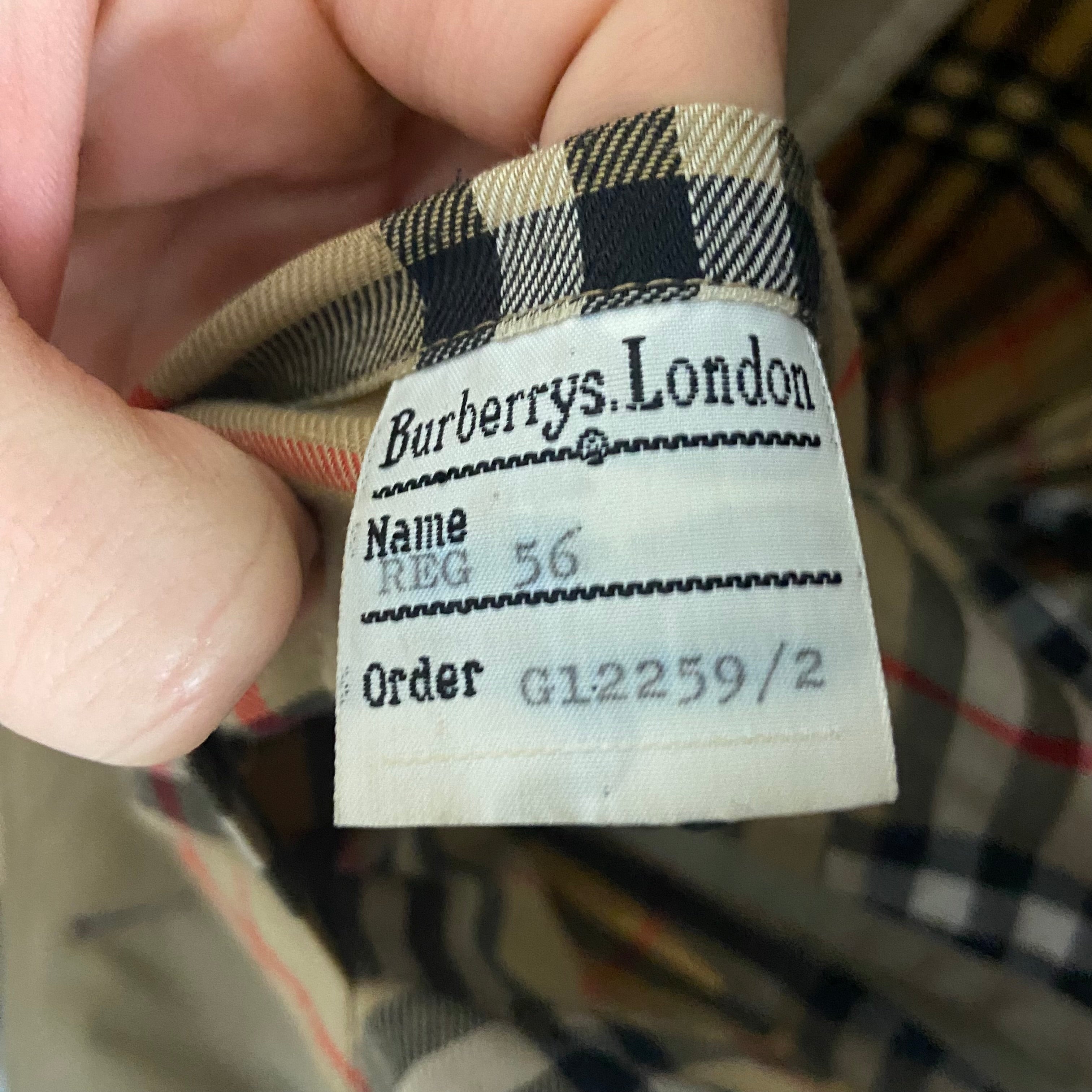 Burberry Trenchcoat Size 56/XL