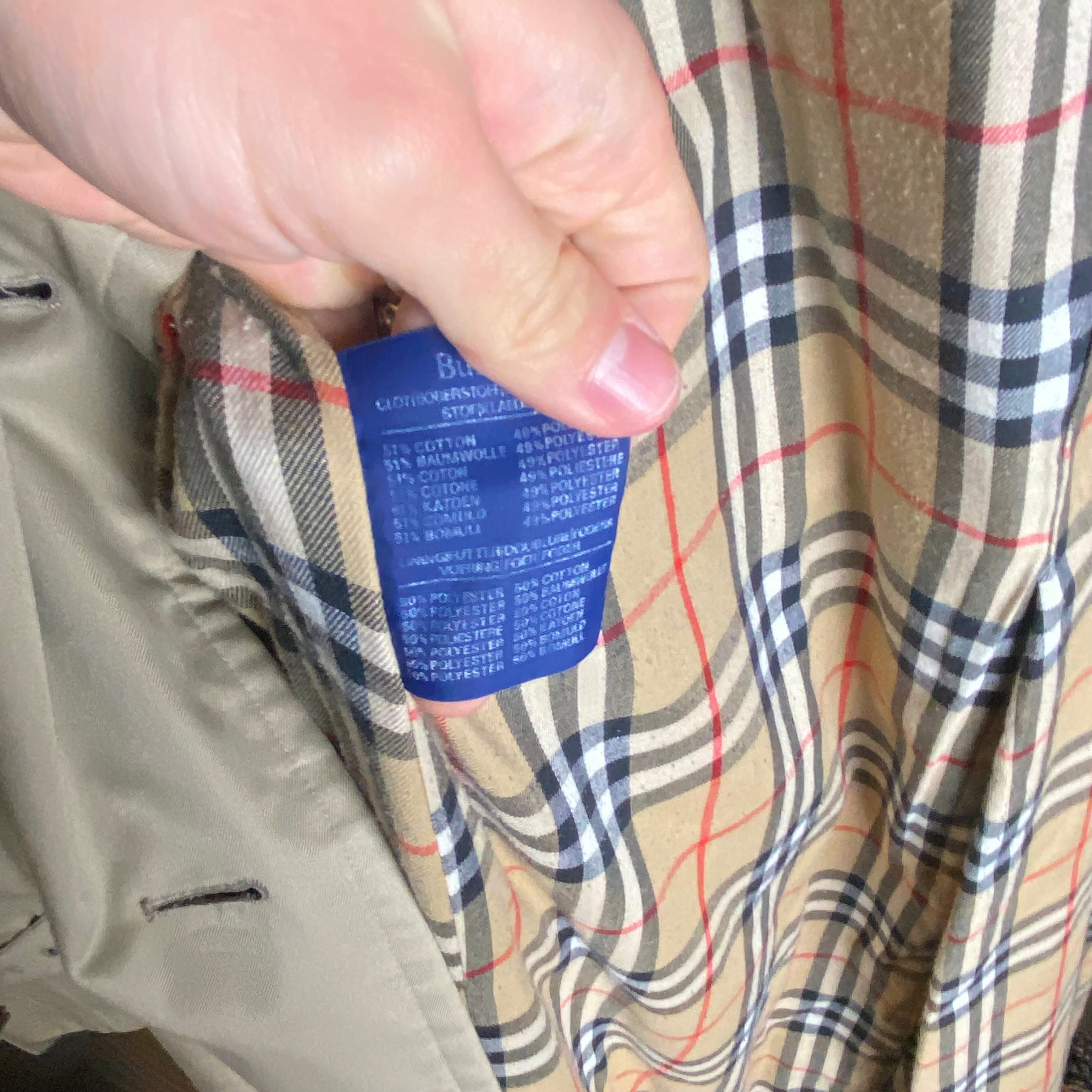 Burberry Trenchcoat Size 54/XL