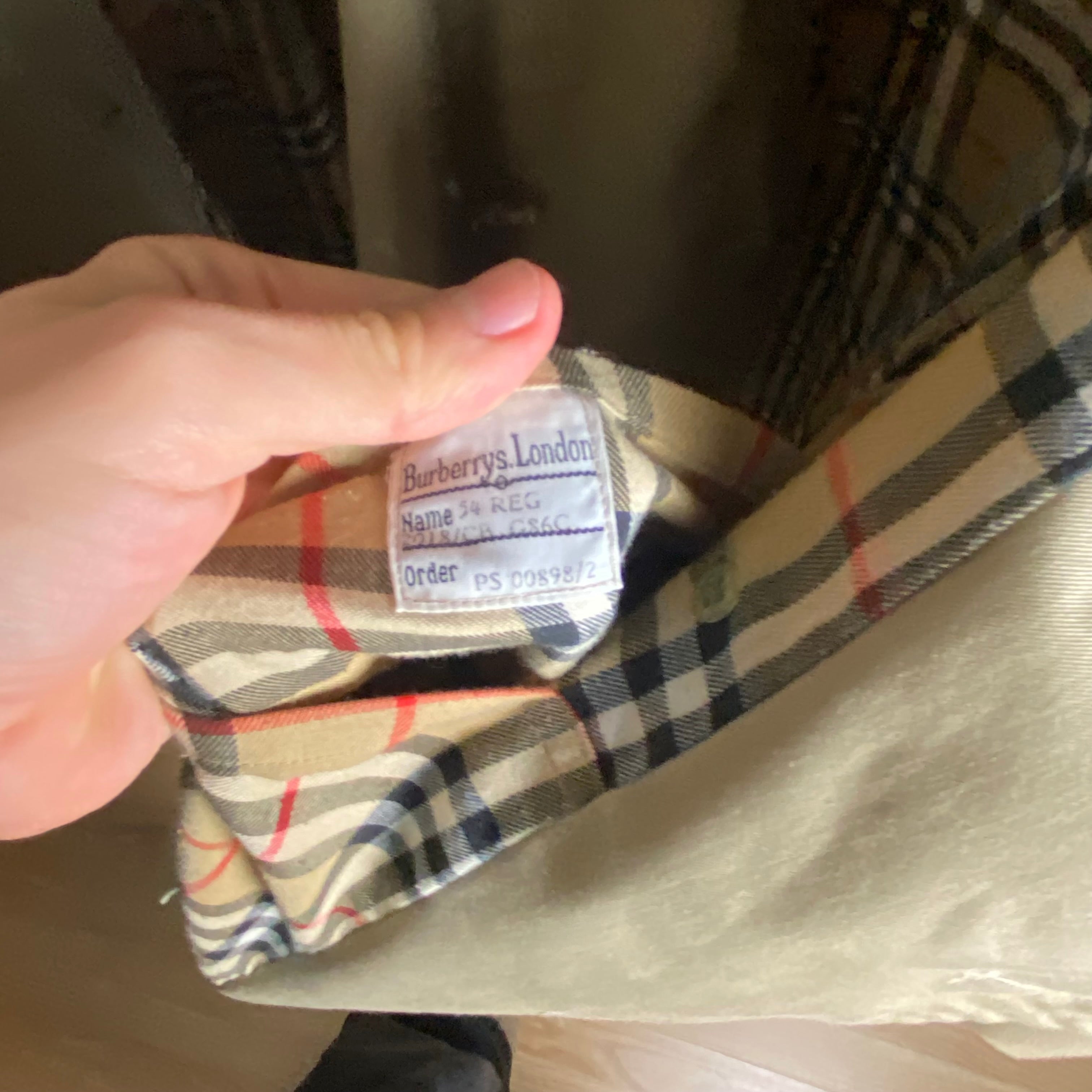 Burberry Trenchcoat Size 54/XL
