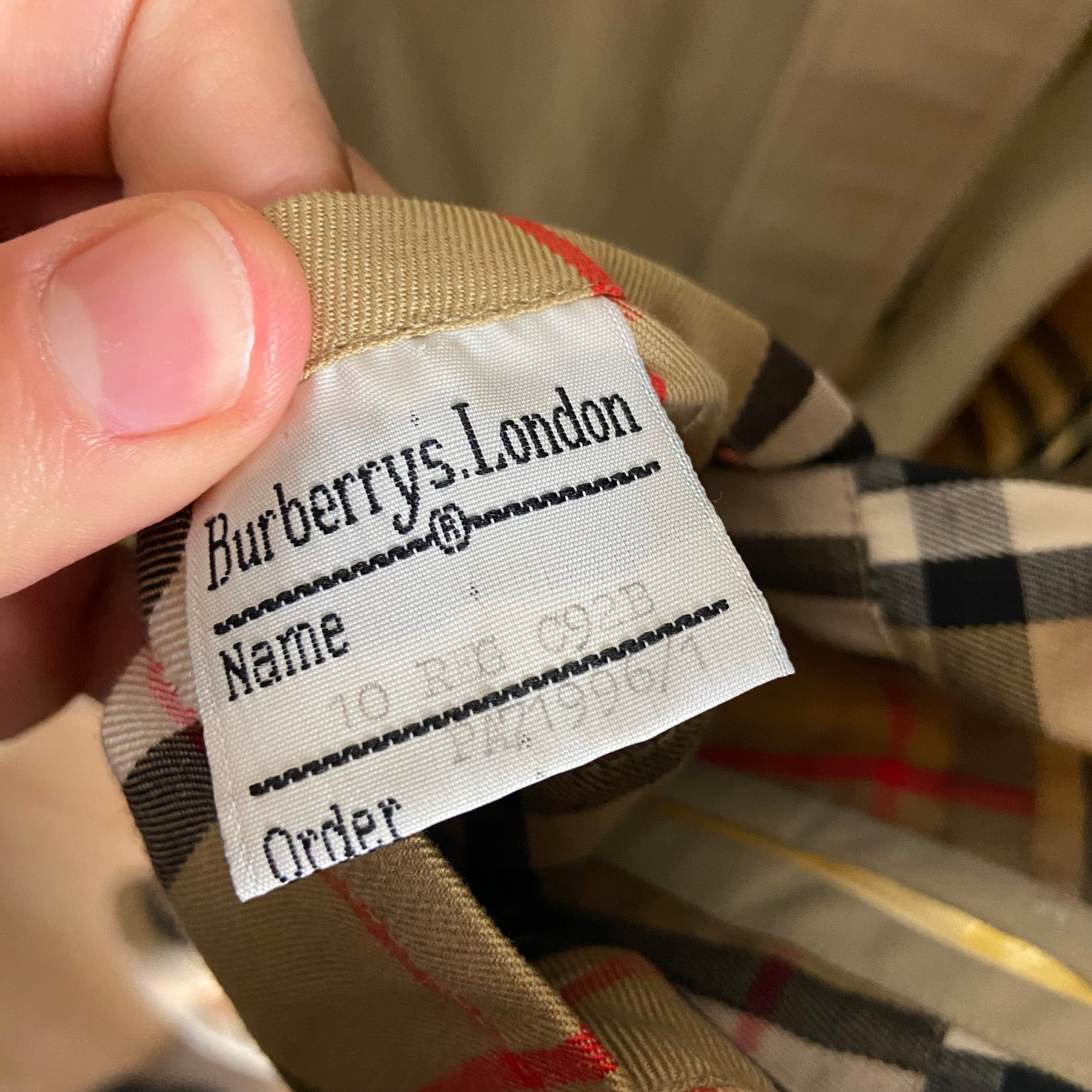 Burberry Trenchcoat Size 10/S