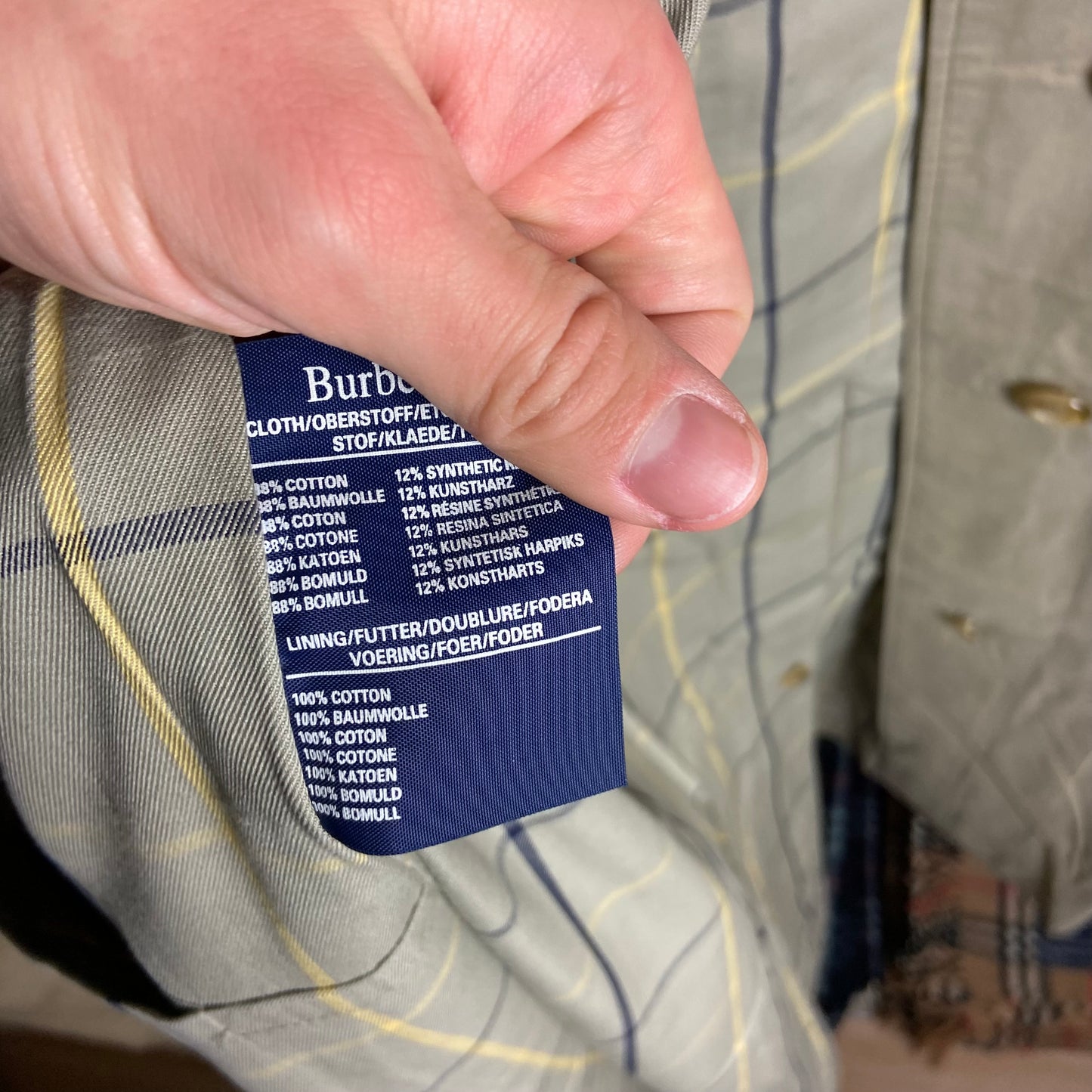 Burberry Trenchcoat Size 16/XL