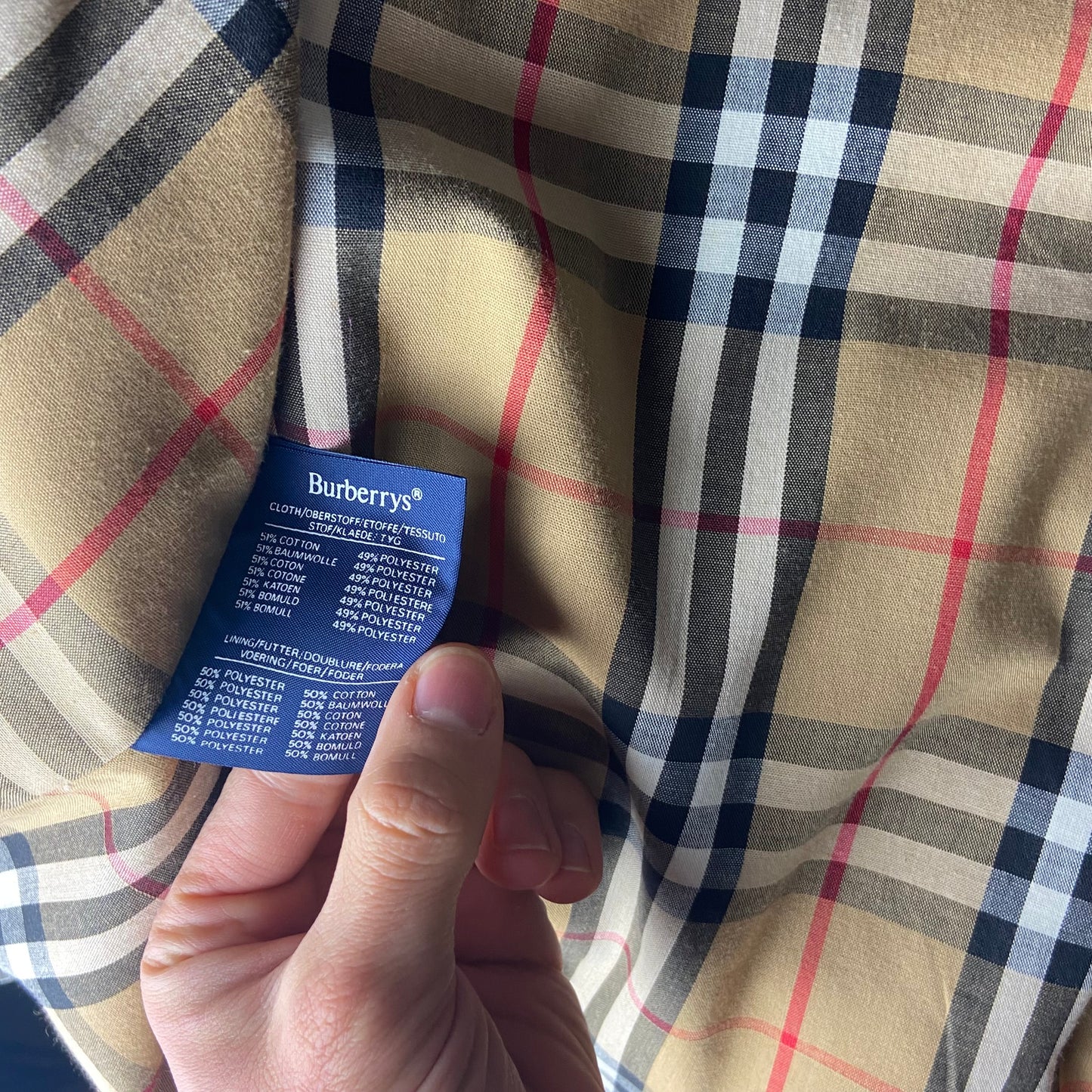 Burberry Trenchcoat Size 52/L