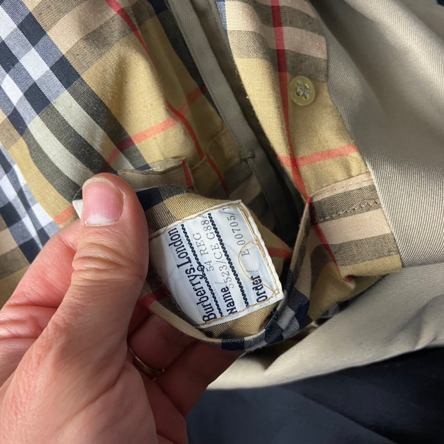 Burberry Trenchcoat Size 54/XL