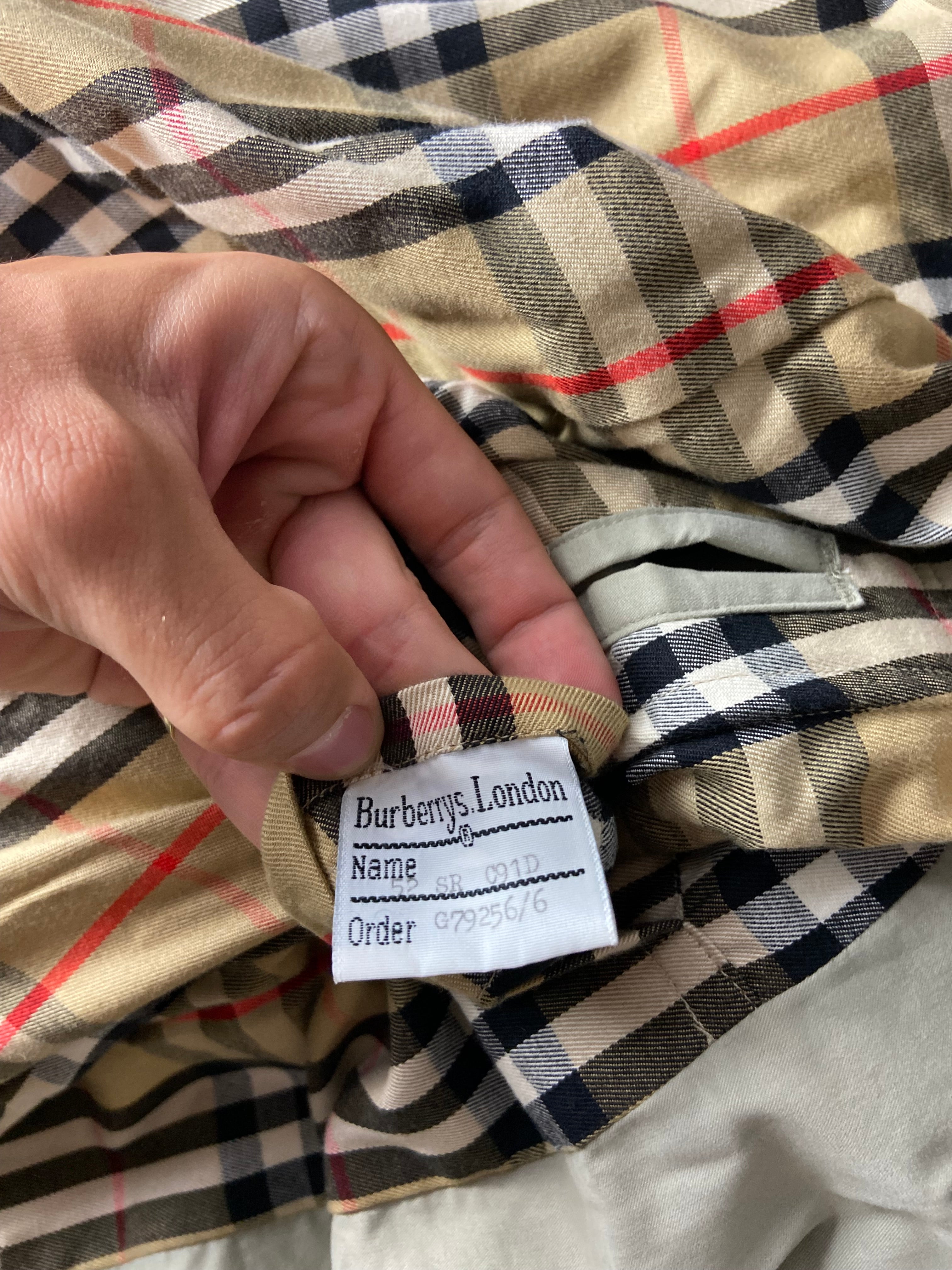 Burberry Trenchcoat Size 52/L