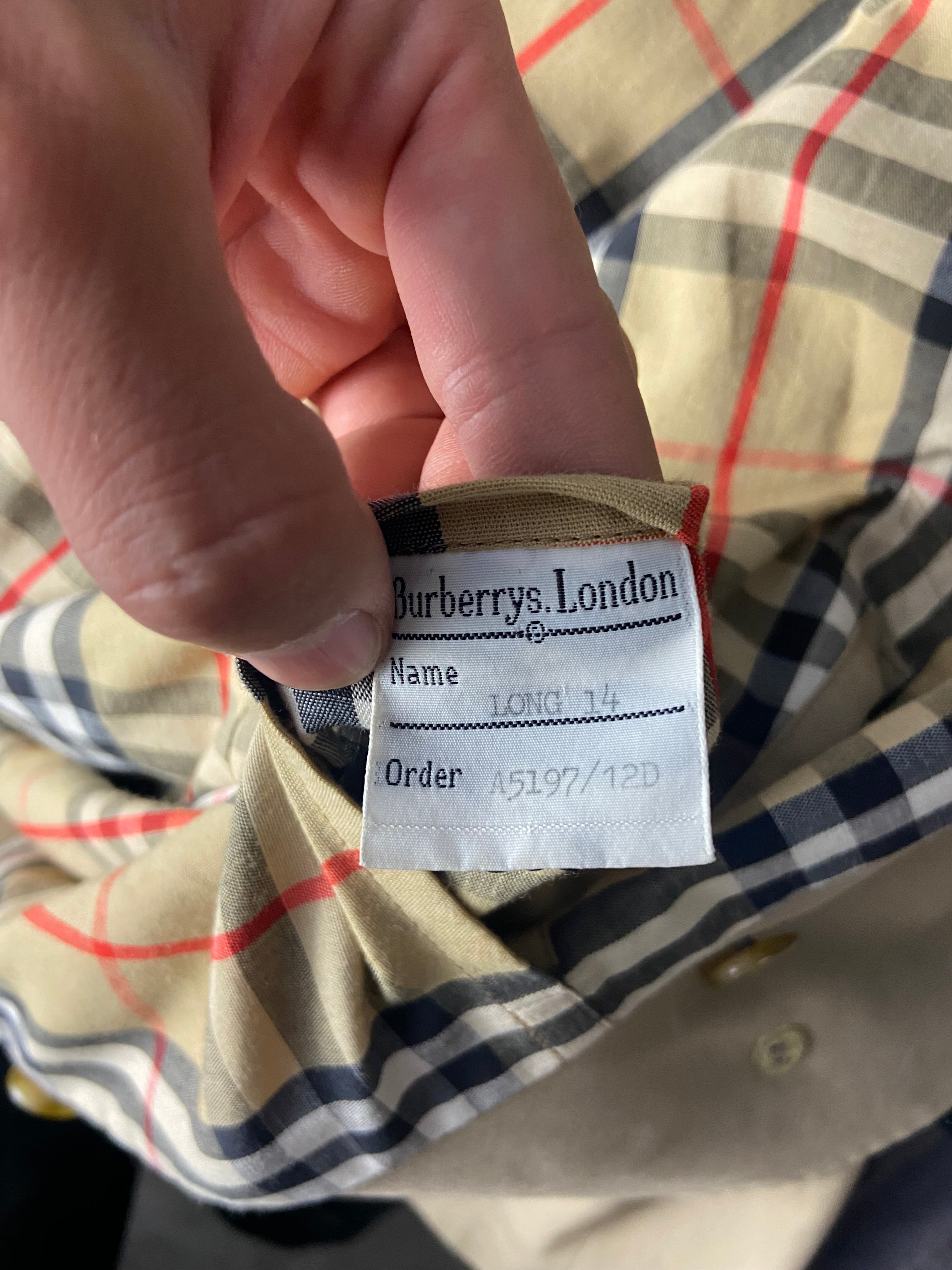 Burberry Trenchcoat Size 10/S