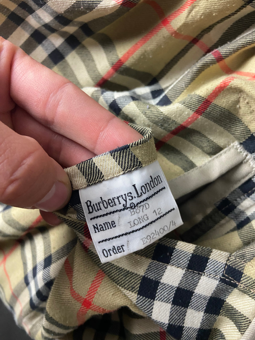 Burberry Trenchcoat Size 14/L