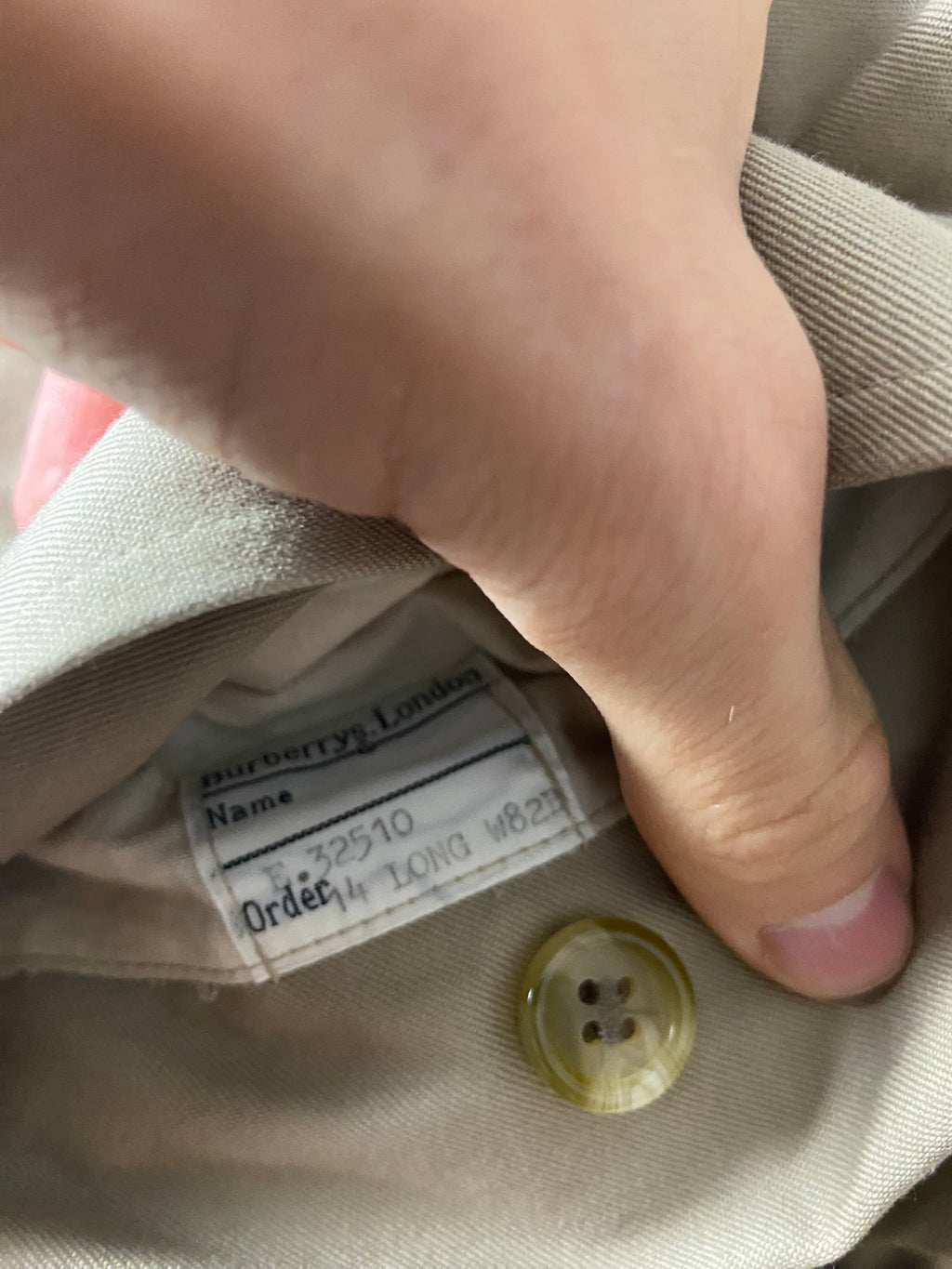 Burberry Trenchcoat Size 14/L