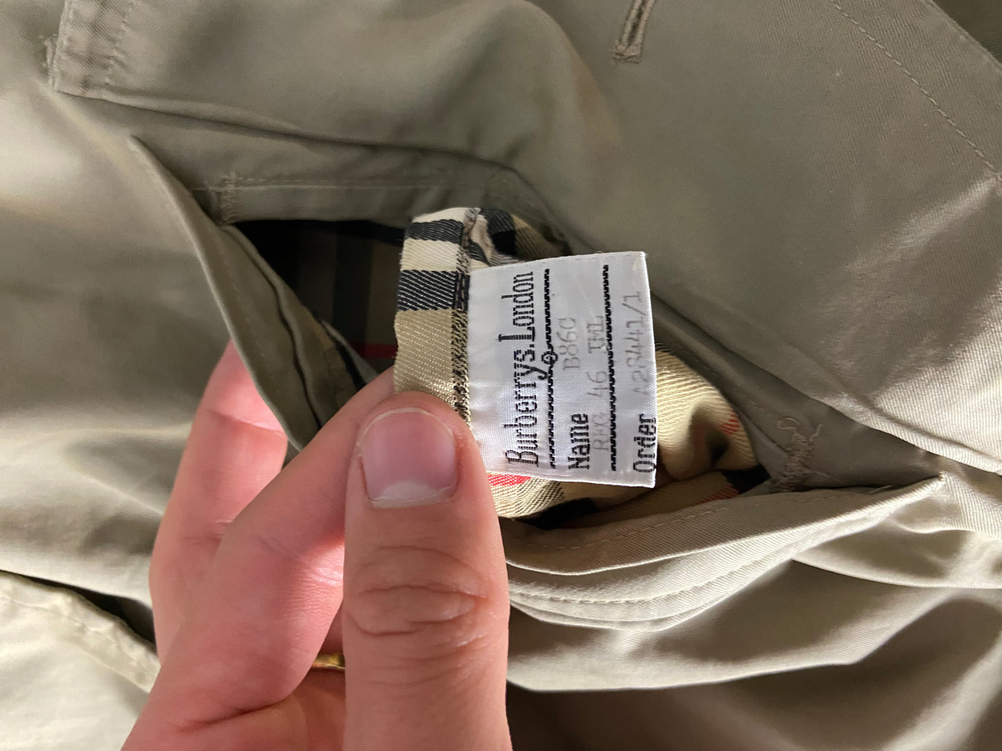 Burberry Trenchcoat Size 56/XL
